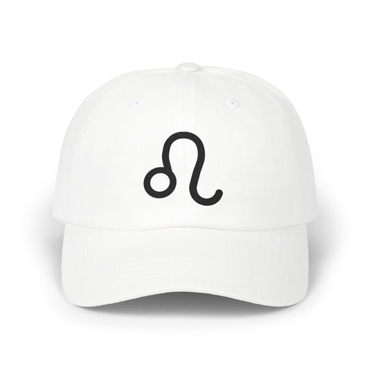 Leo Zodiac Hat — Black Glyph