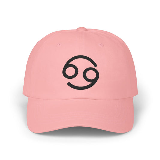 Cancer Zodiac Hat — Black Glyph