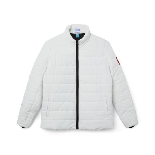Women's Aries White Quilted Puffer Jacket