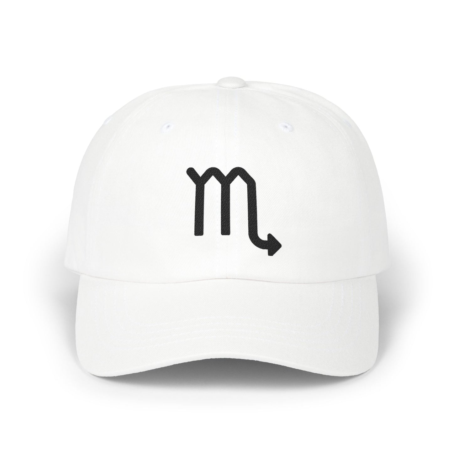 Scorpio Zodiac Hat — Black Glyph