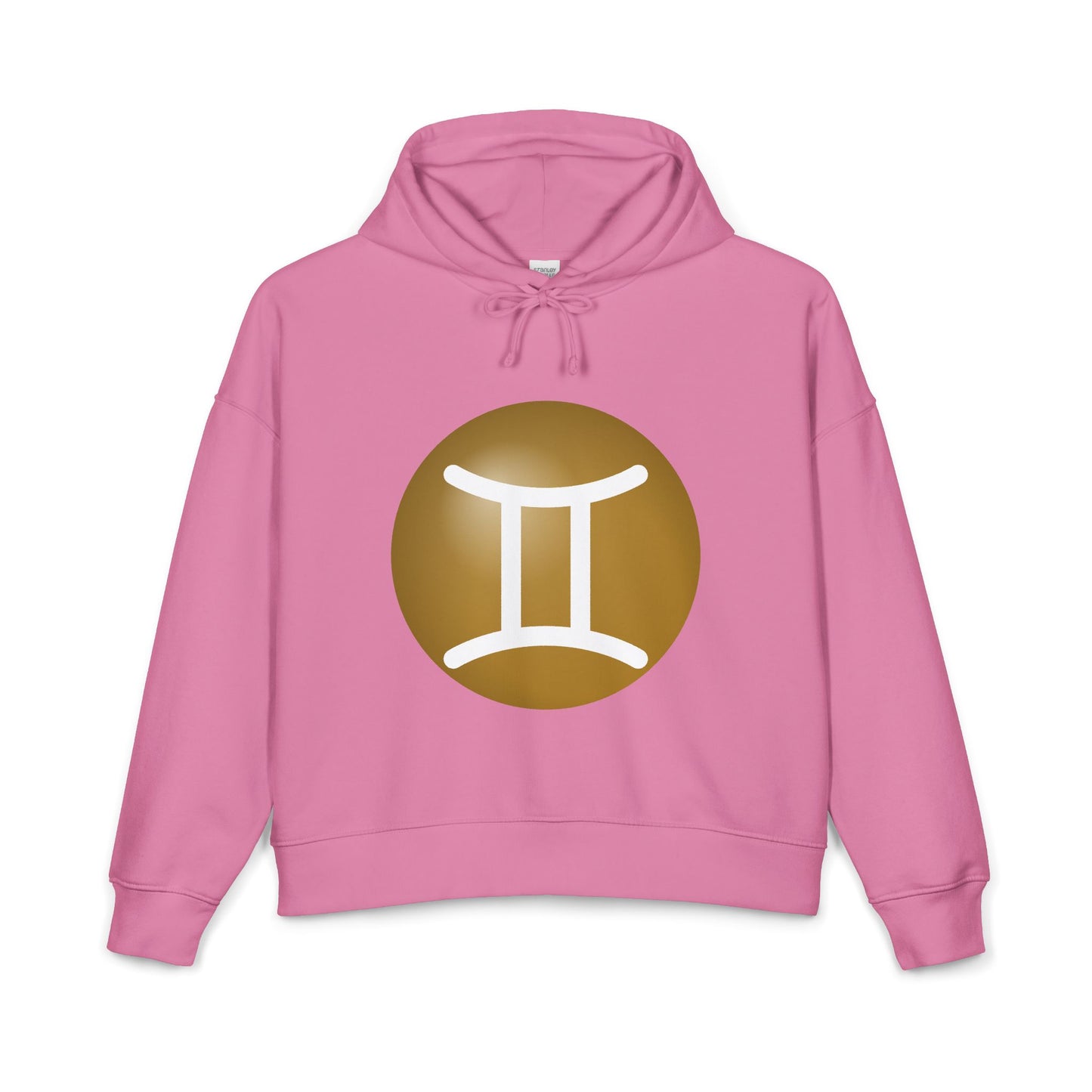 Women's Gemini Zodiac Hoodie — Organic Midweight Astrology Glyph Sweatshirt