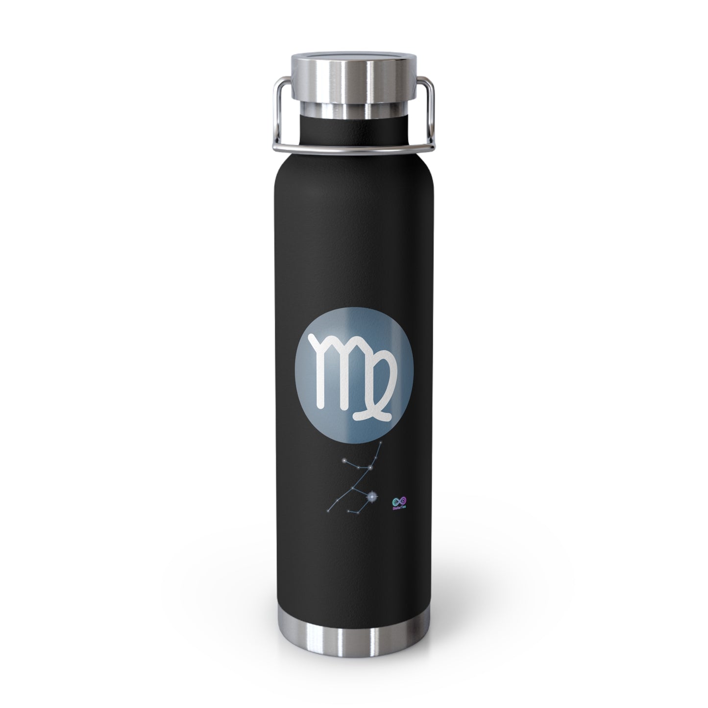 Virgo Zodiac Insulated Water Bottle — 22oz Copper Vacuum Flask