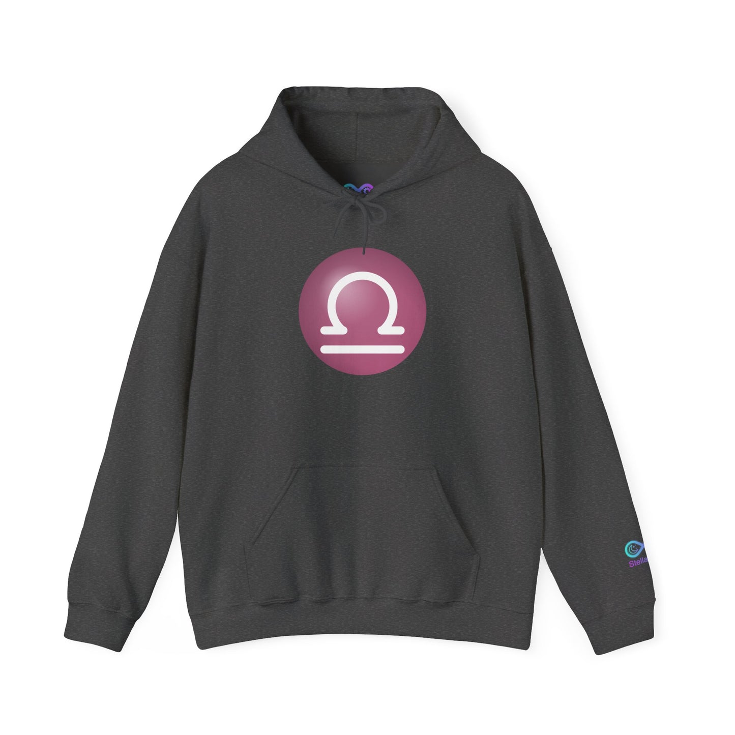 Unisex Libra Zodiac Hoodie — Astrology Glyph Sweatshirt