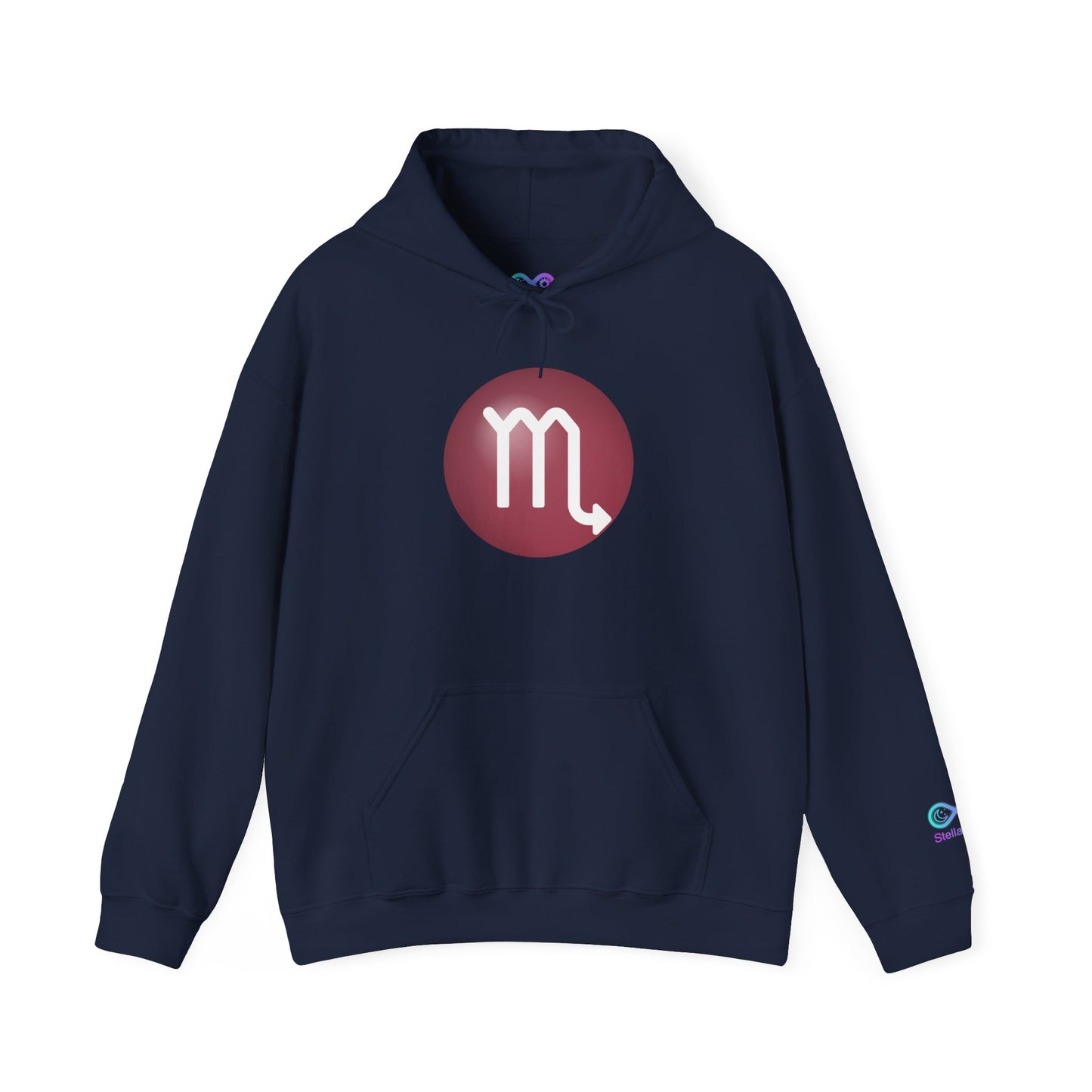 Unisex Scorpio Zodiac Hoodie – Astrology Glyph Sweatshirt