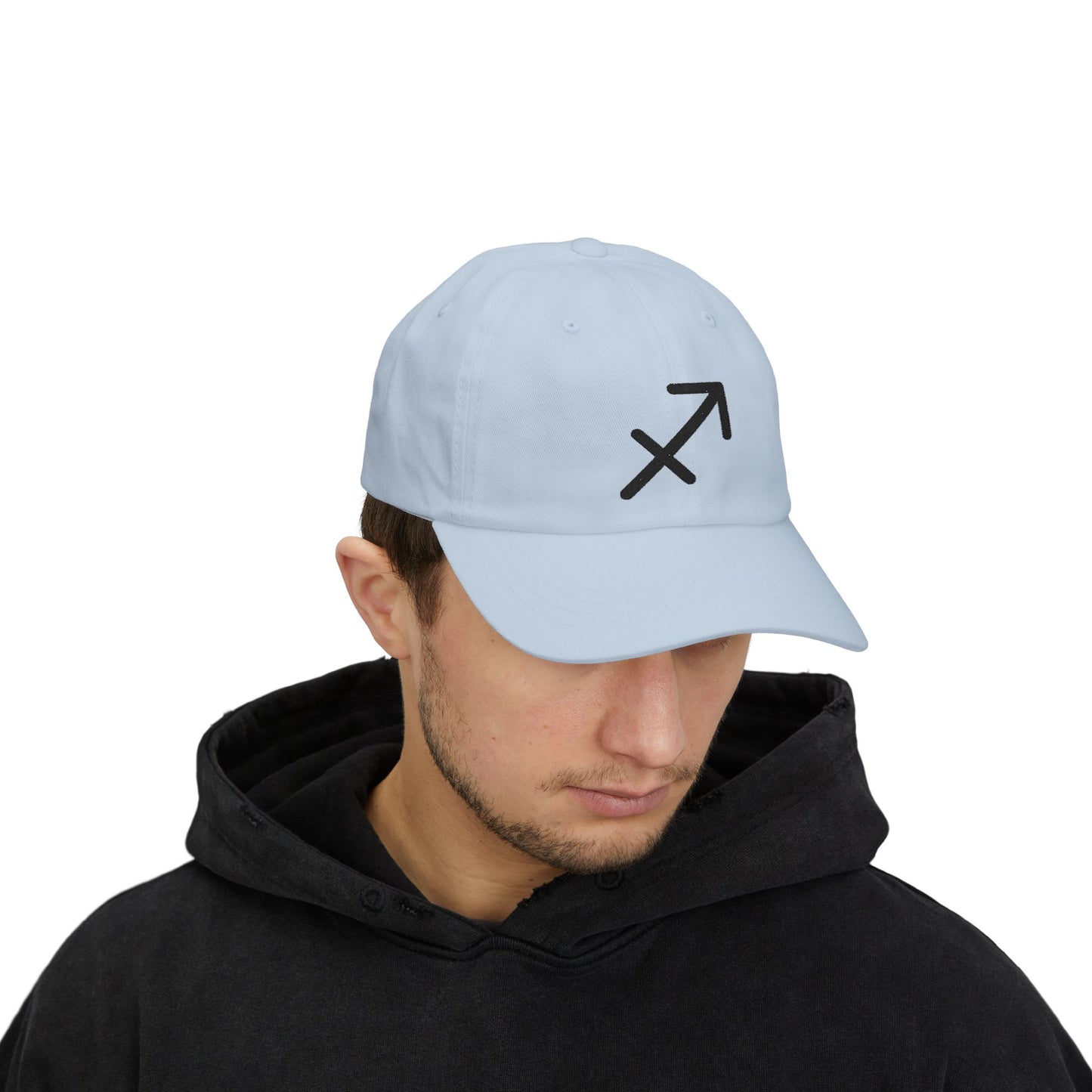 Sagittarius Zodiac Hat — Black Glyph