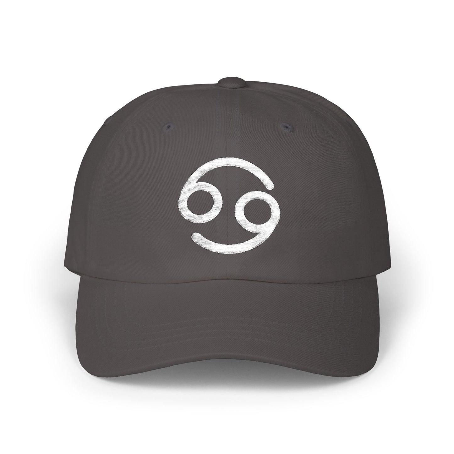 Cancer Zodiac Hat — White Glyph
