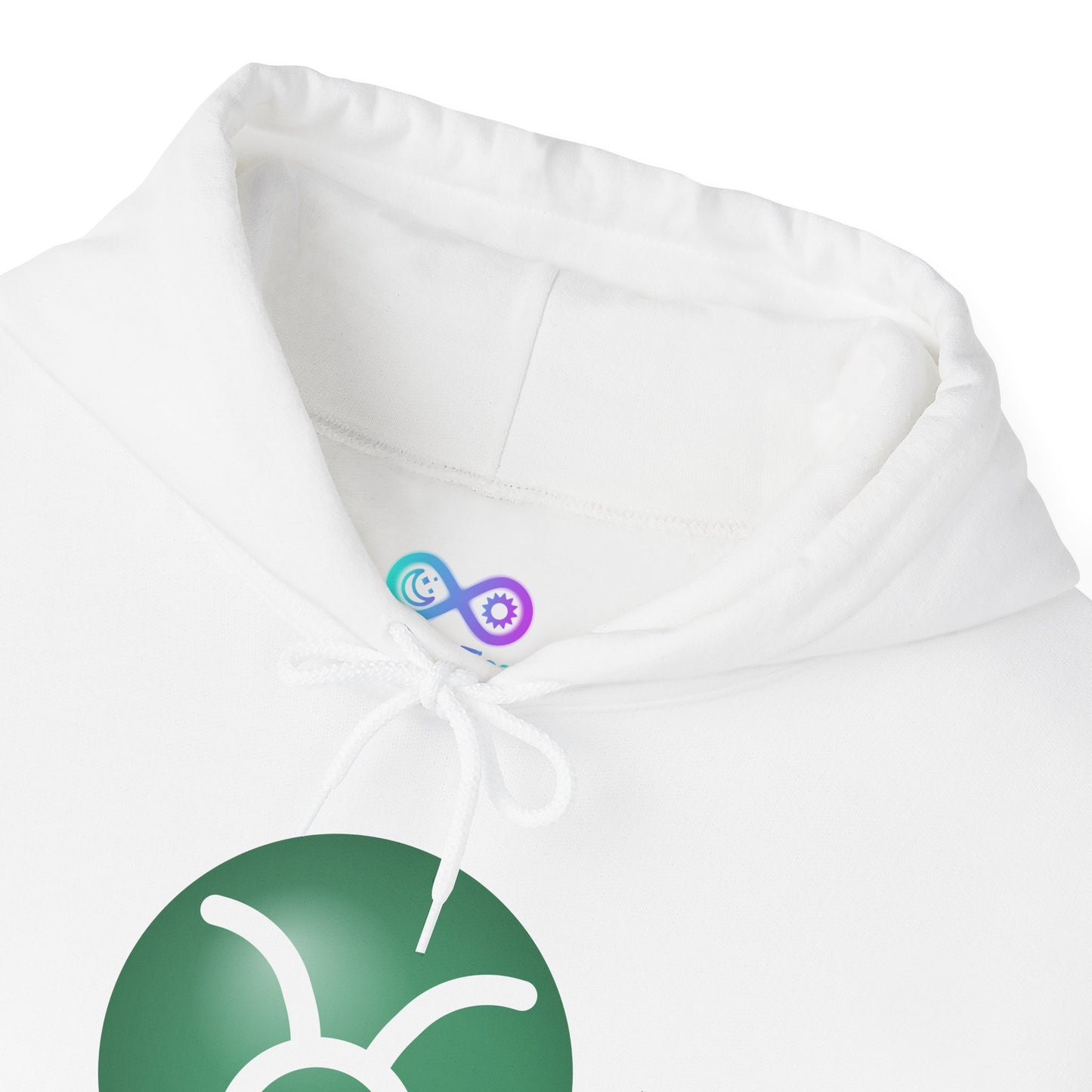 Unisex Taurus Zodiac Hoodie —  Astrology Glyph Sweatshirt