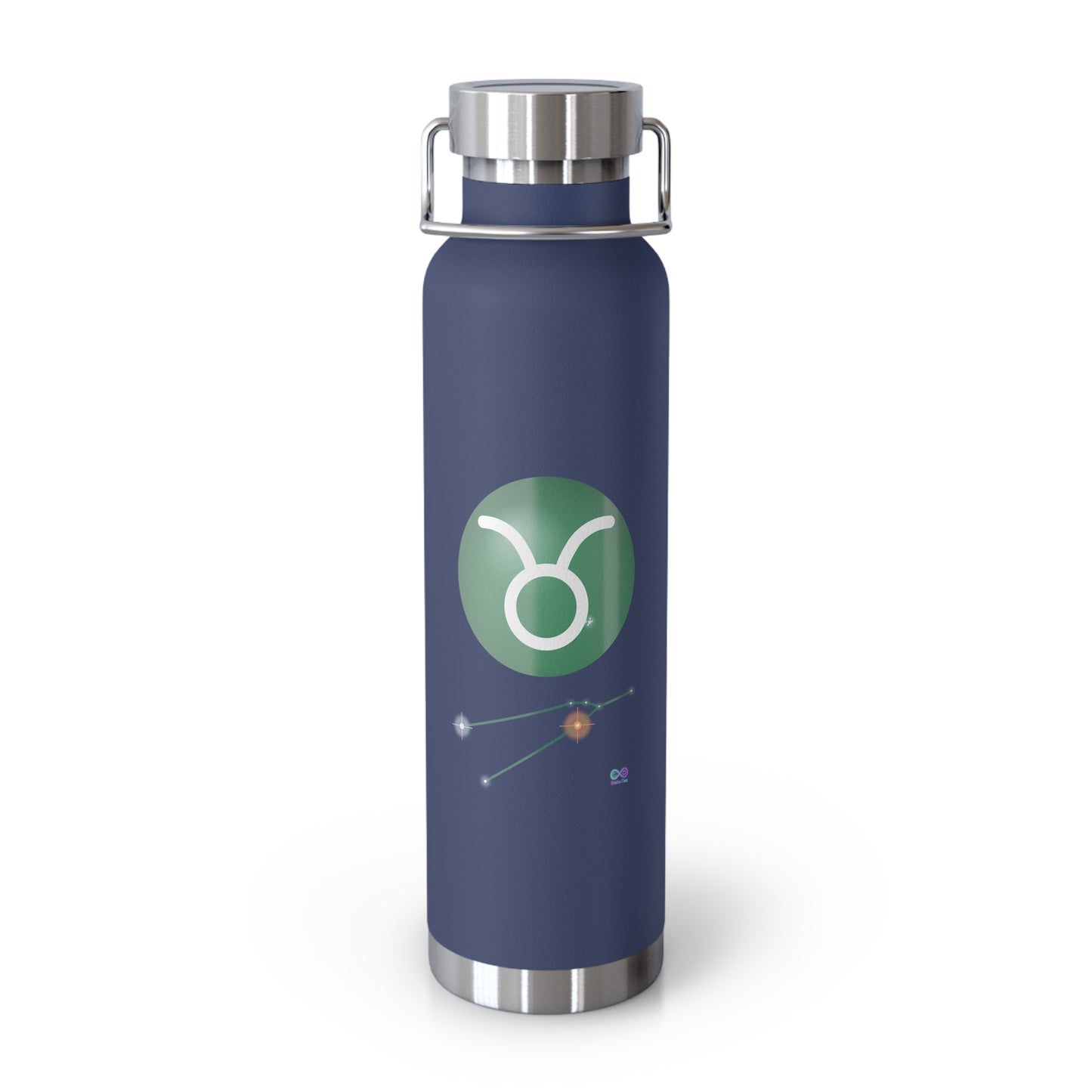Taurus Zodiac 22oz Vacuum Bottle — Insulated Copper Stainless Water Flask