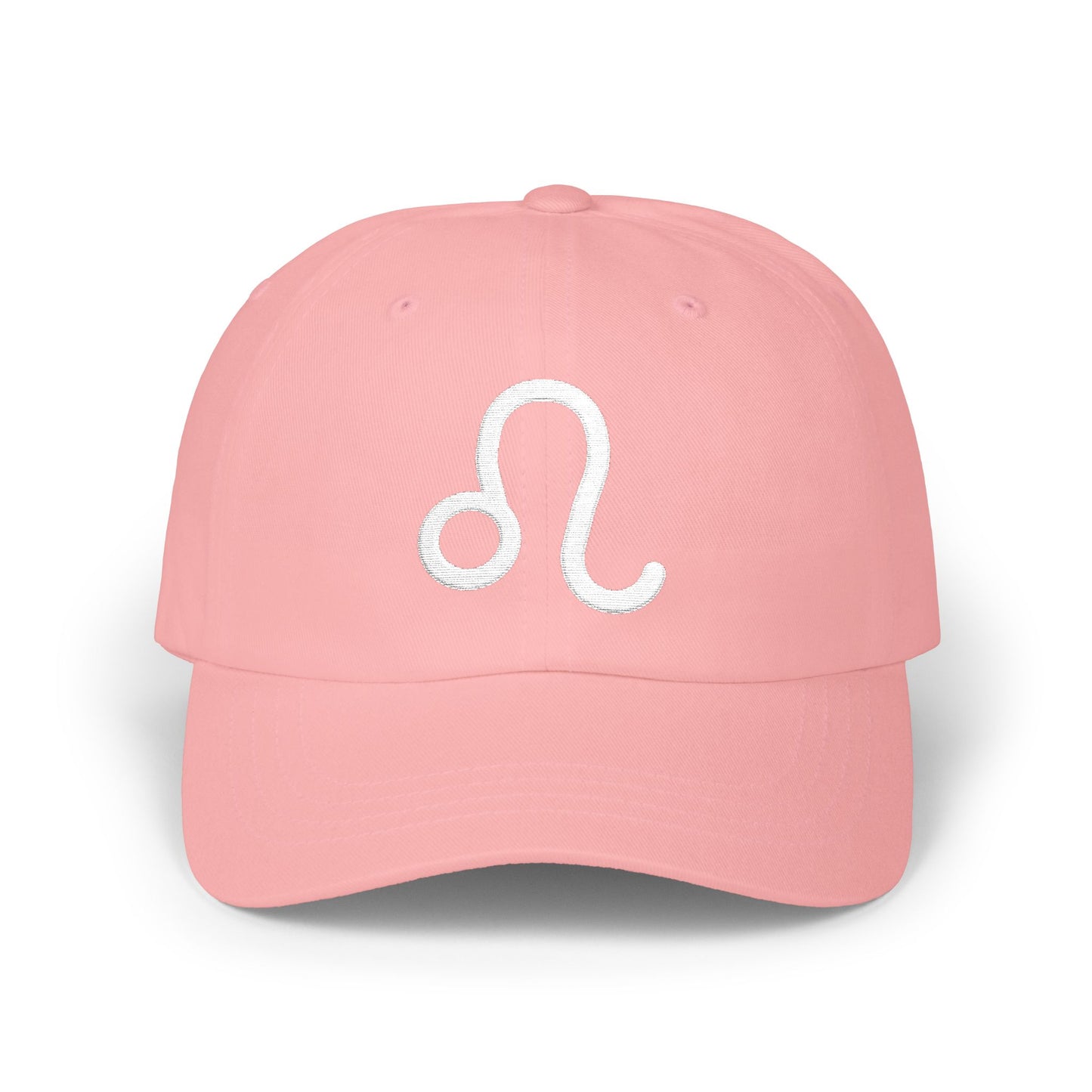 Leo Zodiac Hat — White Glyph