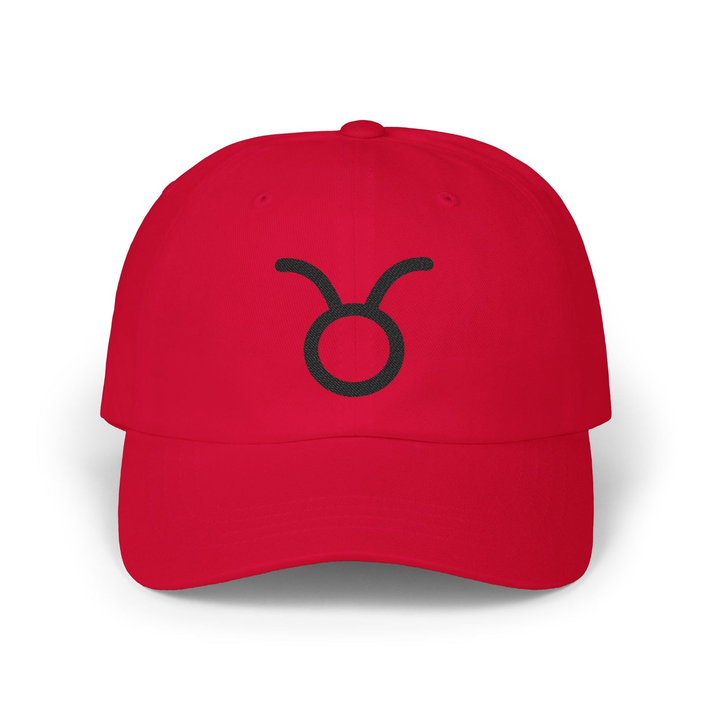 Taurus Zodiac Hat — Black Glyph
