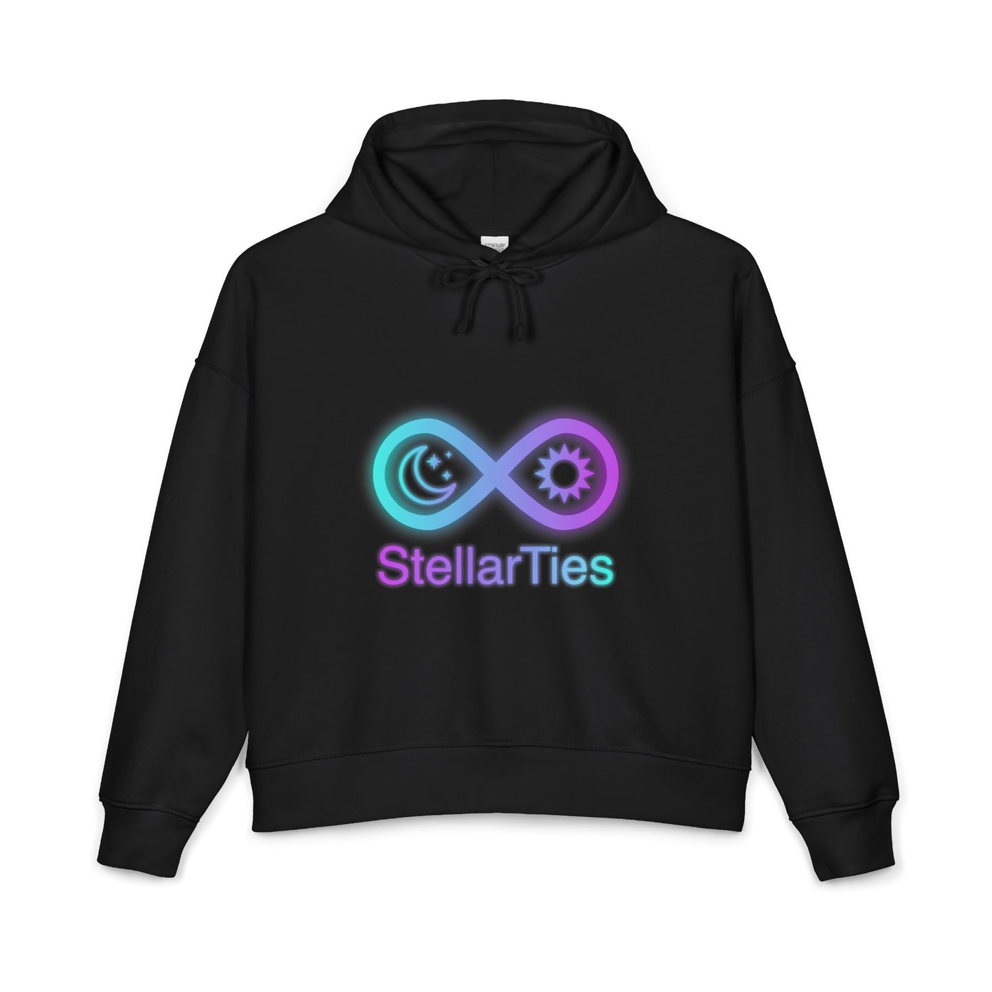 Women's StellarTies Infinity Logo Hoodie — Women's Organic Casual Pullover