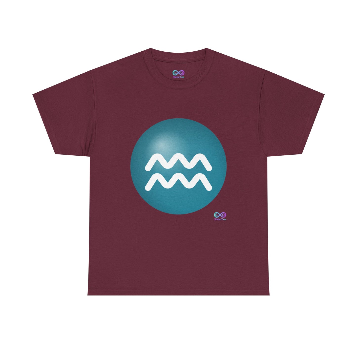 Women's Aquarius Zodiac Symbol Tee