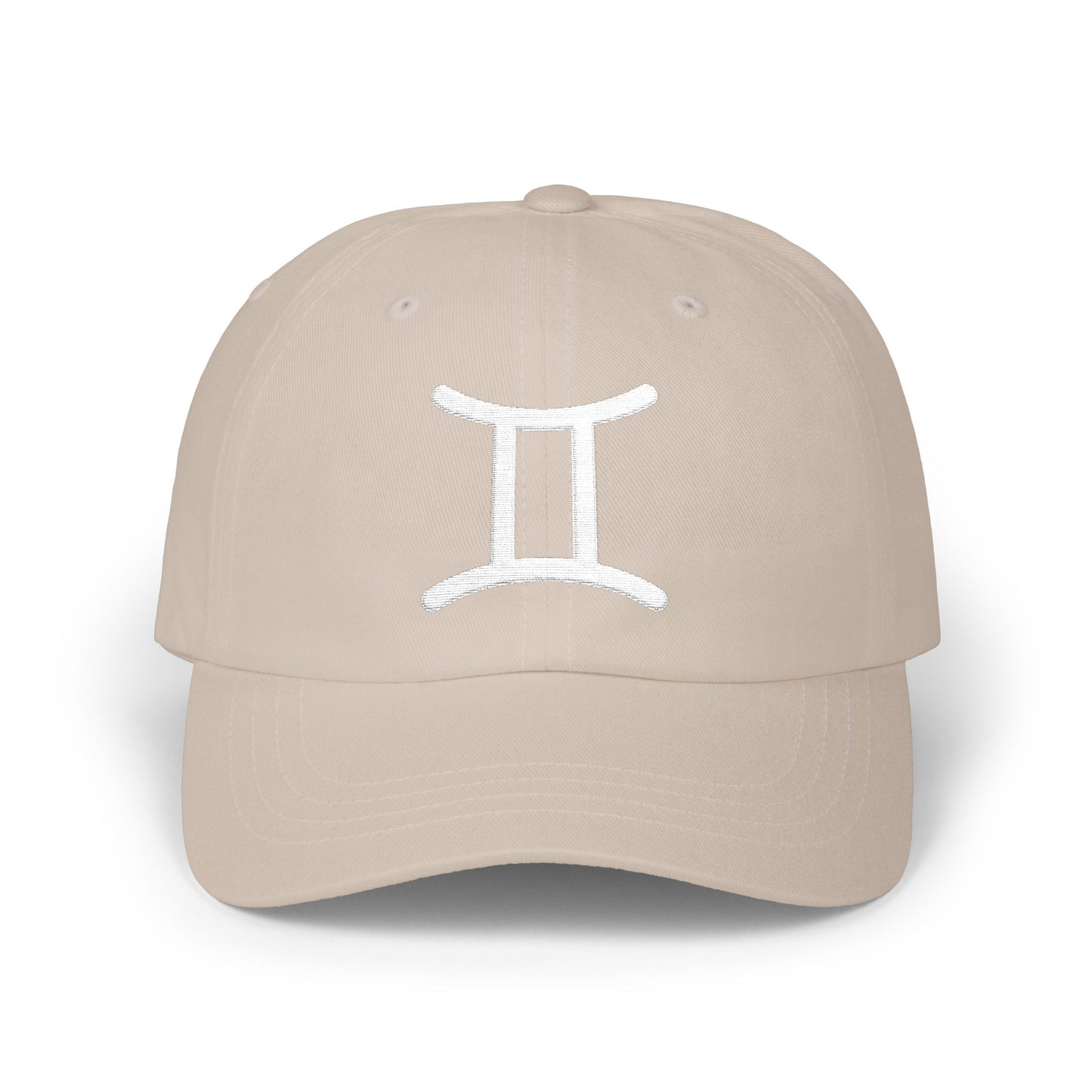 Gemini Zodiac Hat — White Glyph