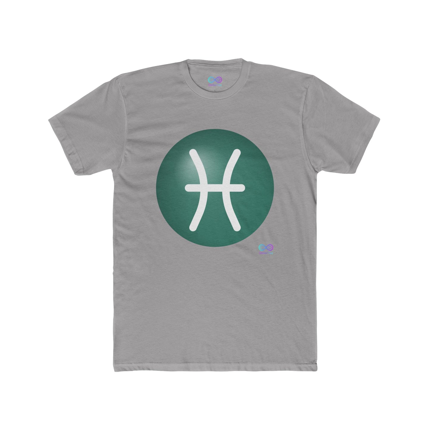 Men's Pisces Zodiac Symbol Tee
