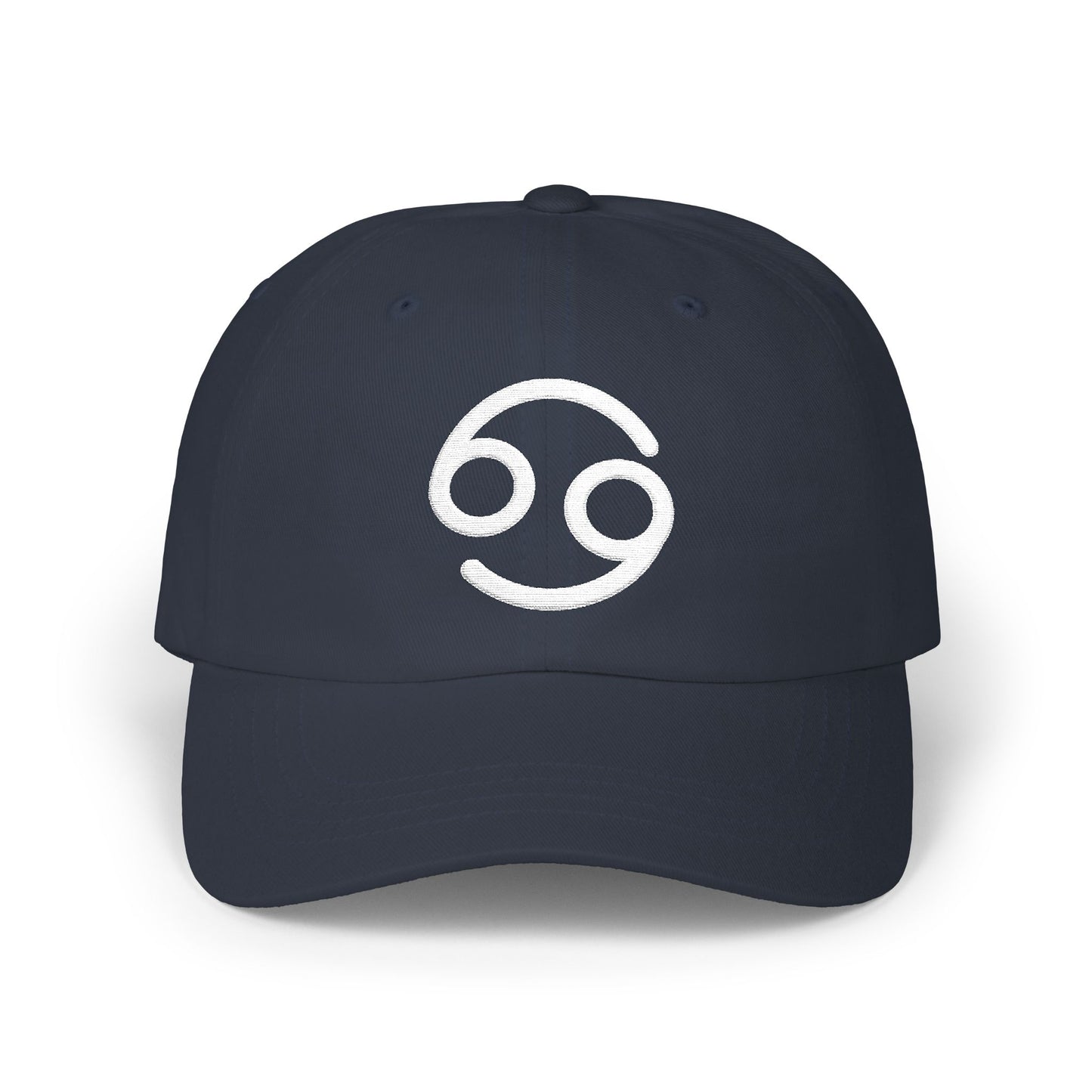 Cancer Zodiac Hat — White Glyph