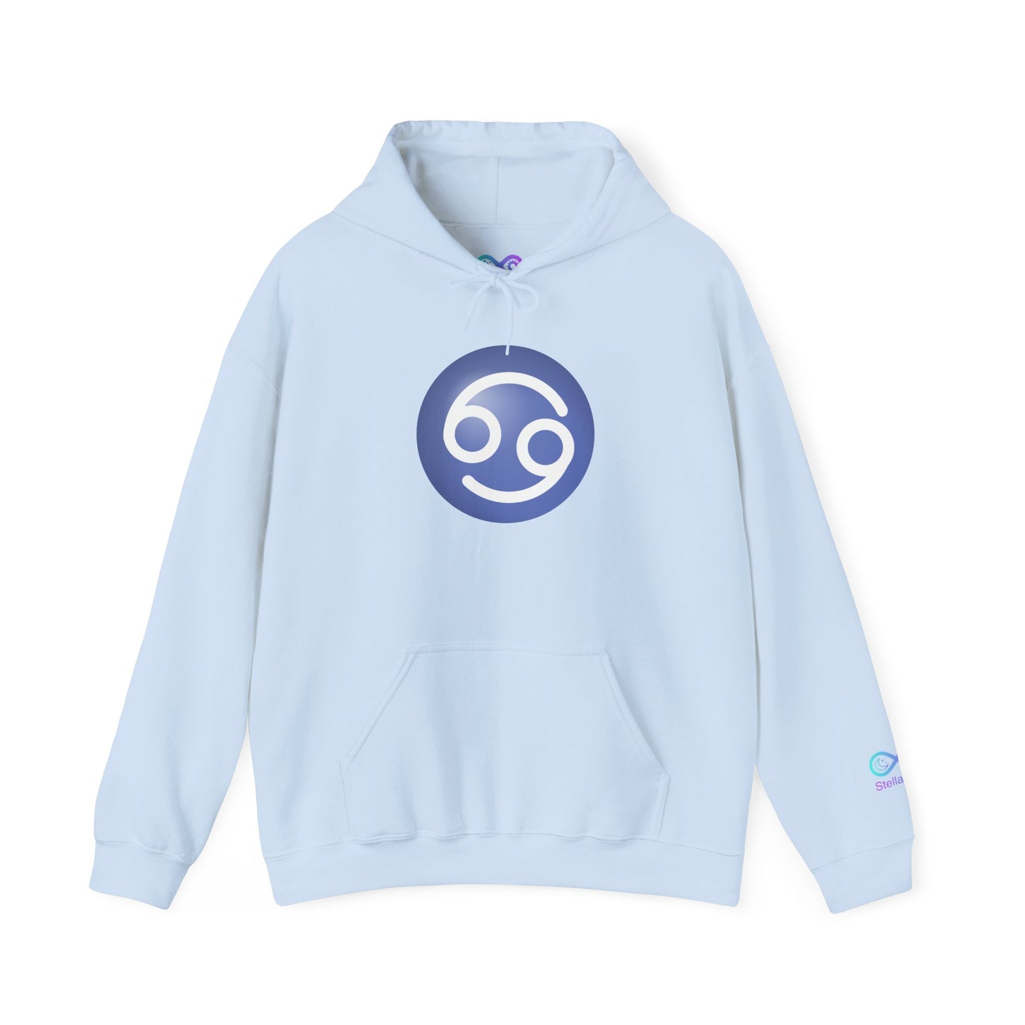 Unisex Cancer Zodiac Hoodie —  Astrology Glyph Sweatshirt