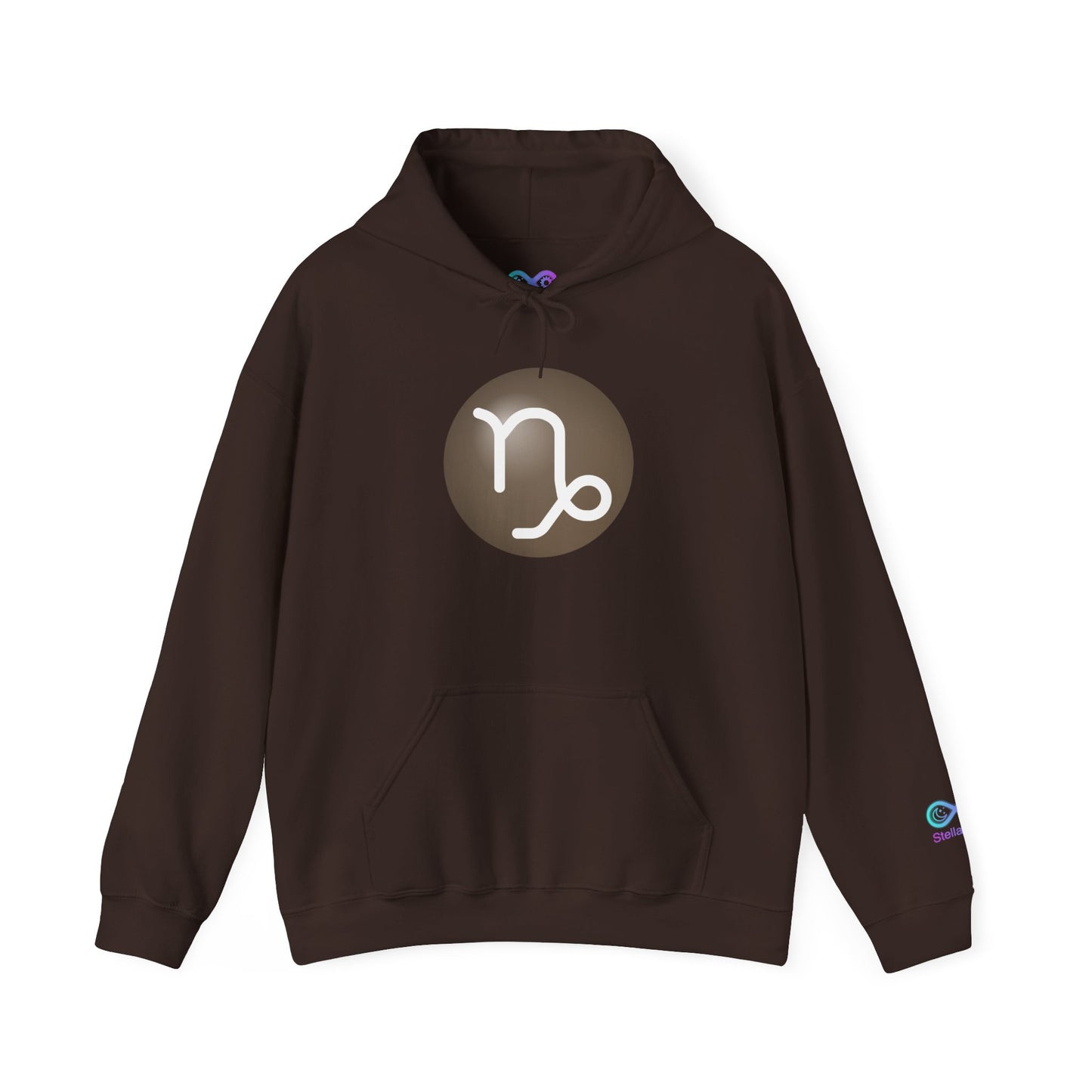 Unisex Capricorn Zodiac Hoodie – Astrology Glyph Pullover
