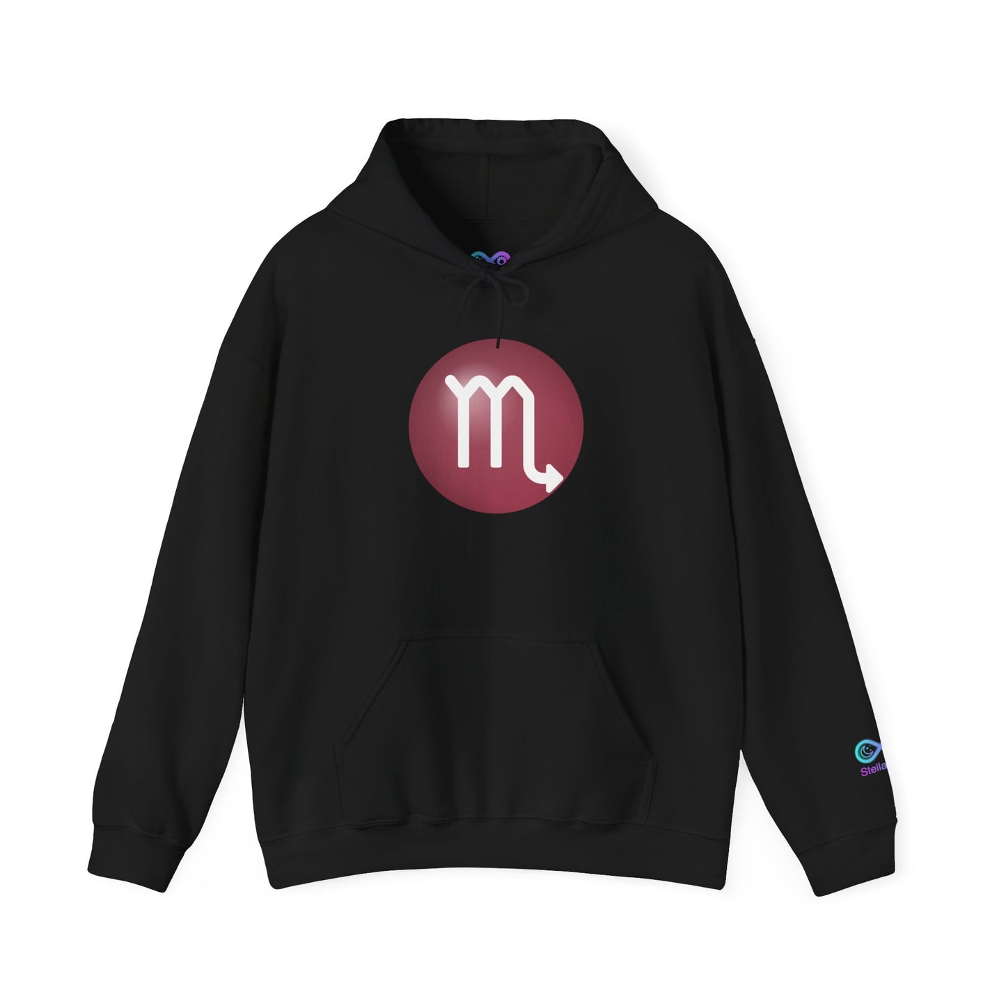 Unisex Scorpio Zodiac Hoodie – Astrology Glyph Sweatshirt