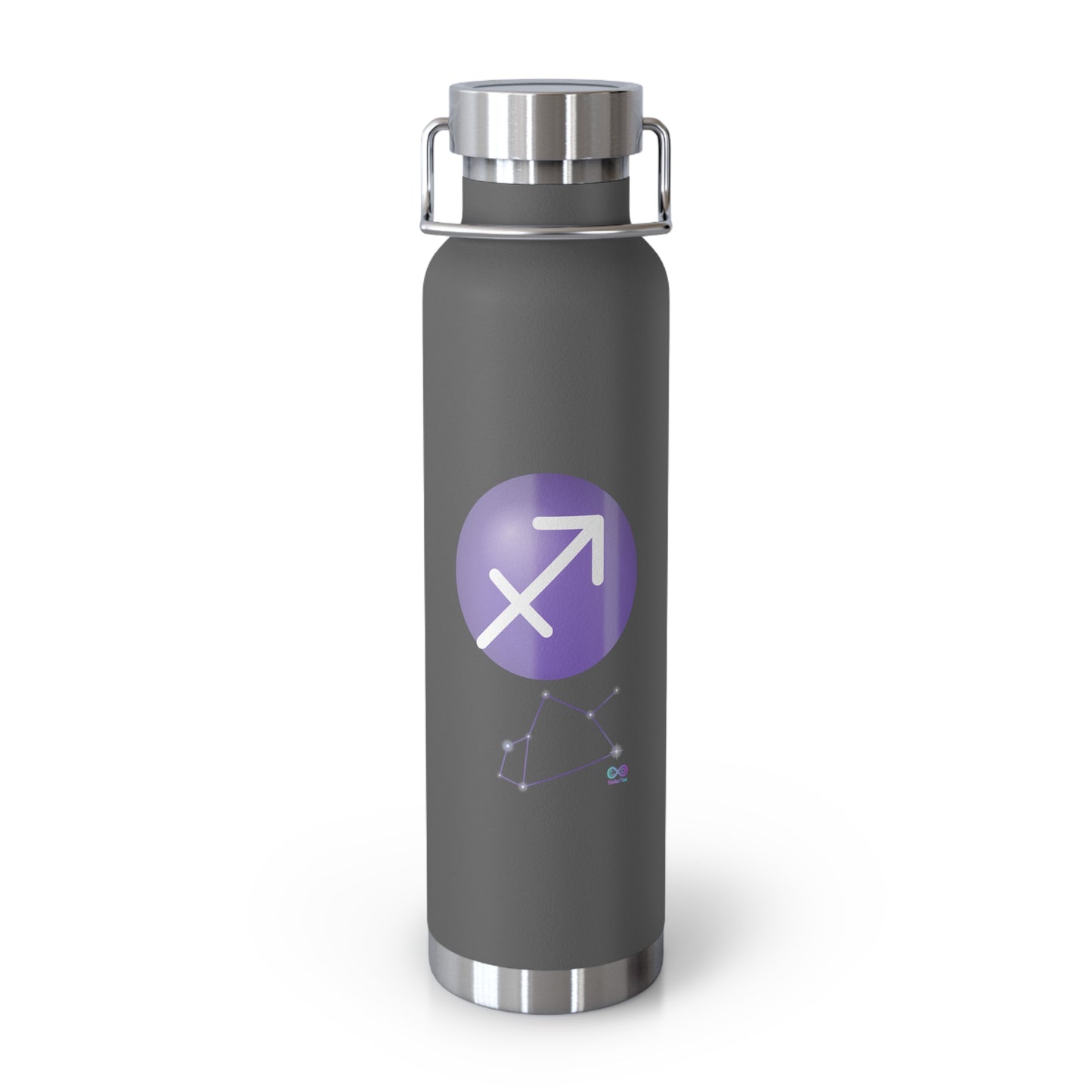 Sagittarius Zodiac 22oz Insulated Water Bottle — Astrology Constellation Design