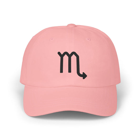 Scorpio Zodiac Hat — Black Glyph