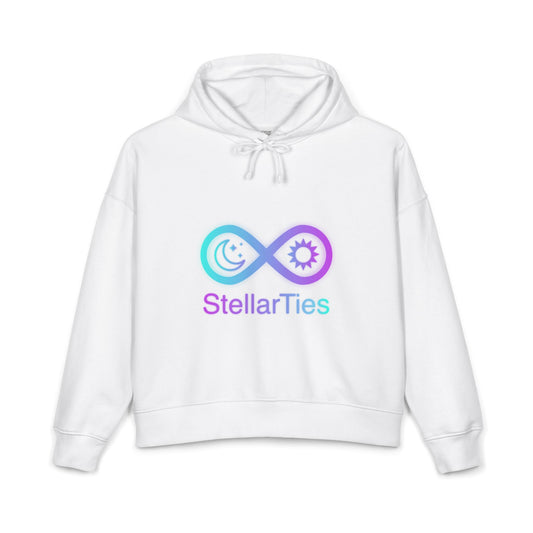 Women's StellarTies Infinity Logo Hoodie — Women's Organic Casual Pullover