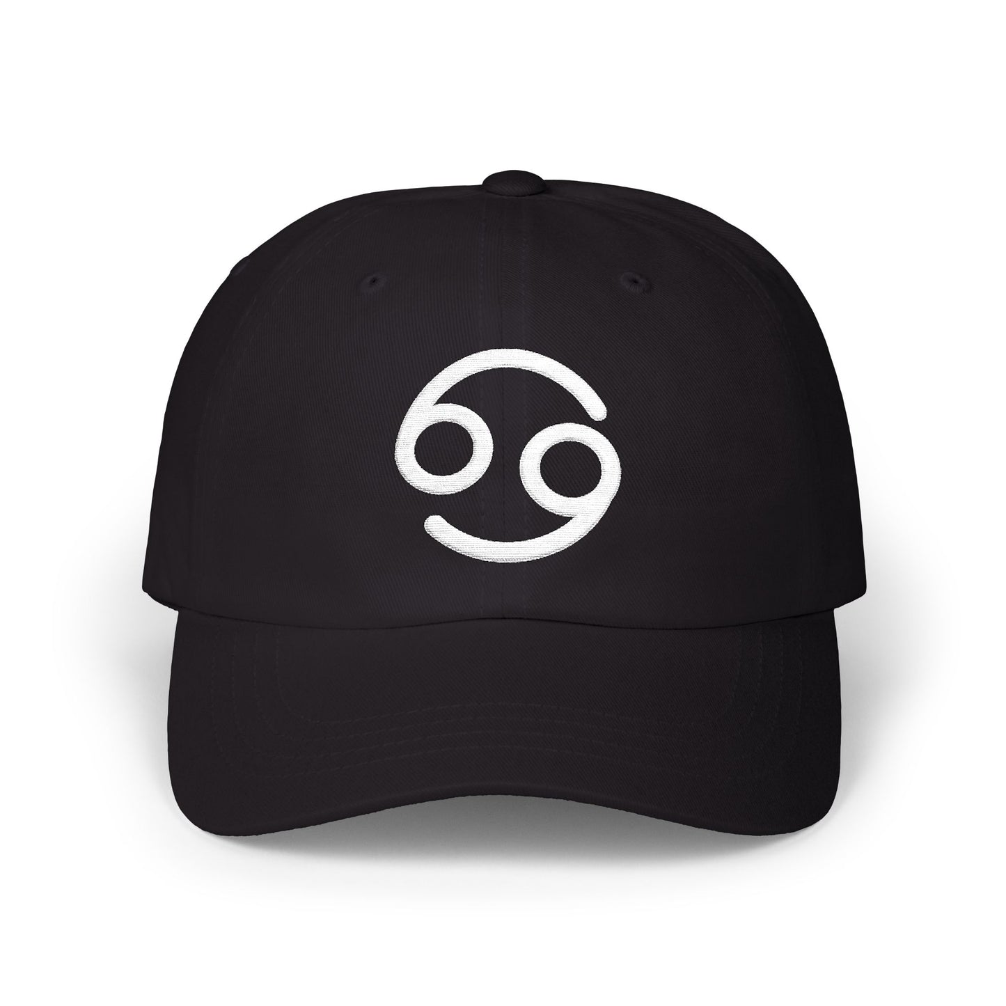 Cancer Zodiac Hat — White Glyph