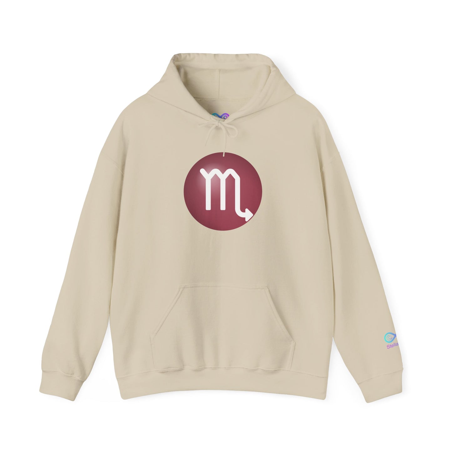 Unisex Scorpio Zodiac Hoodie – Astrology Glyph Sweatshirt