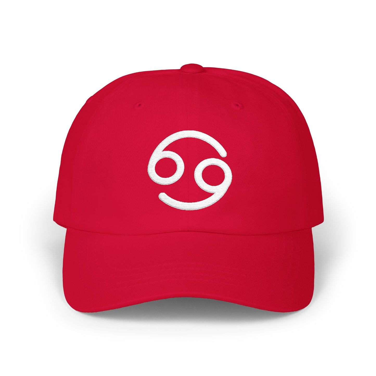 Cancer Zodiac Hat — White Glyph