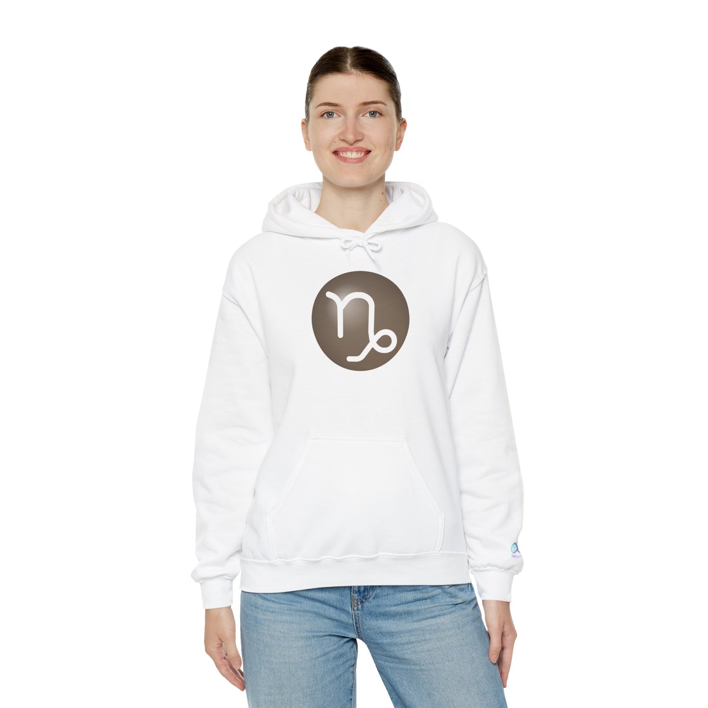 Unisex Capricorn Zodiac Hoodie – Astrology Glyph Pullover