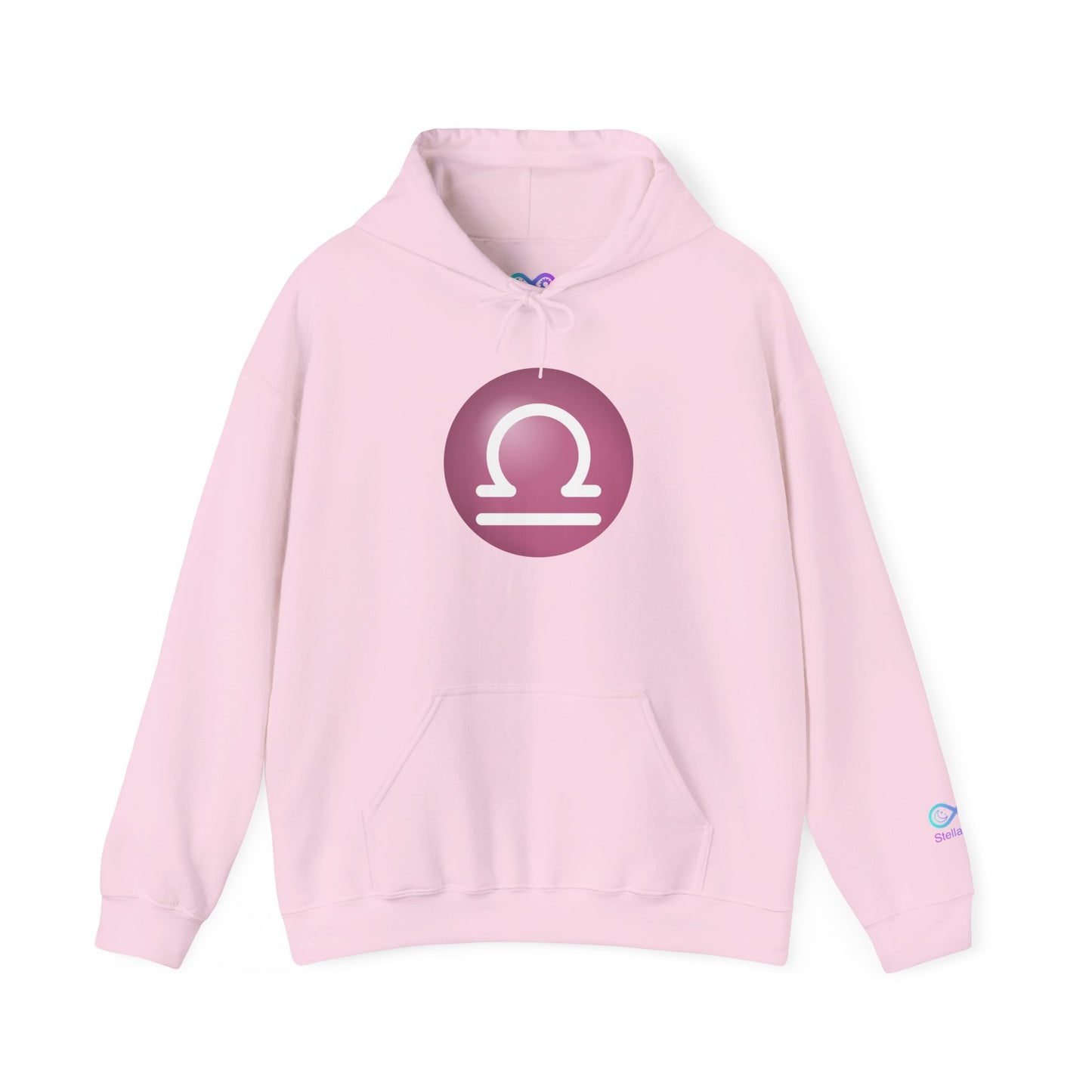 Unisex Libra Zodiac Hoodie — Astrology Glyph Sweatshirt