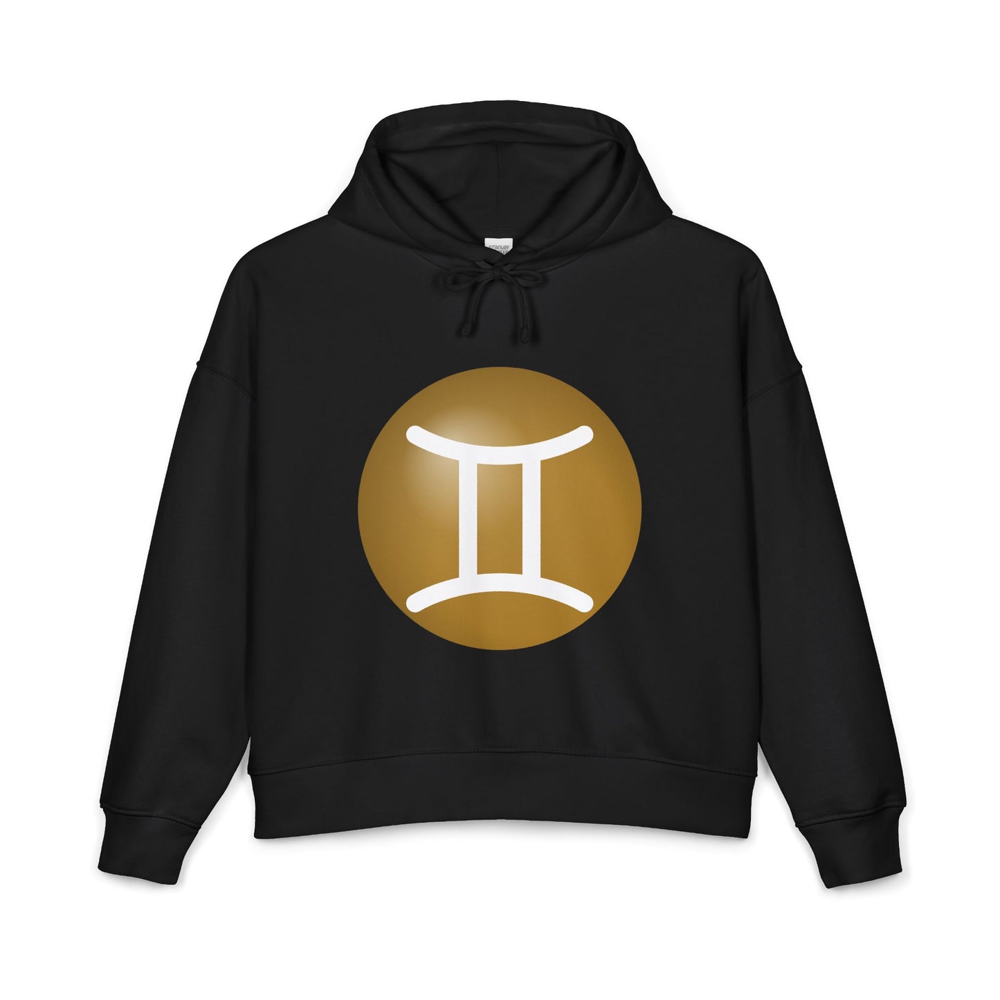 Women's Gemini Zodiac Hoodie — Organic Midweight Astrology Glyph Sweatshirt