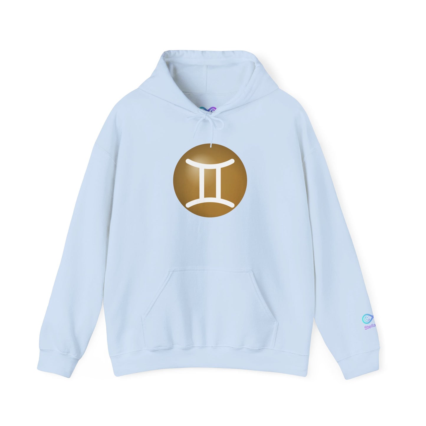 Unisex Gemini Zodiac Hoodie — Astrology Symbol Sweatshirt