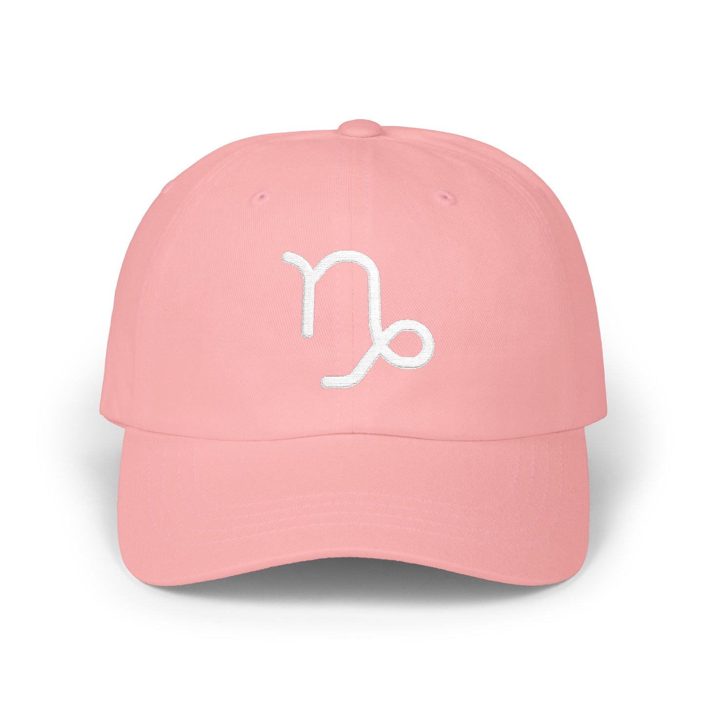 Capricorn Zodiac Hat — White Glyph