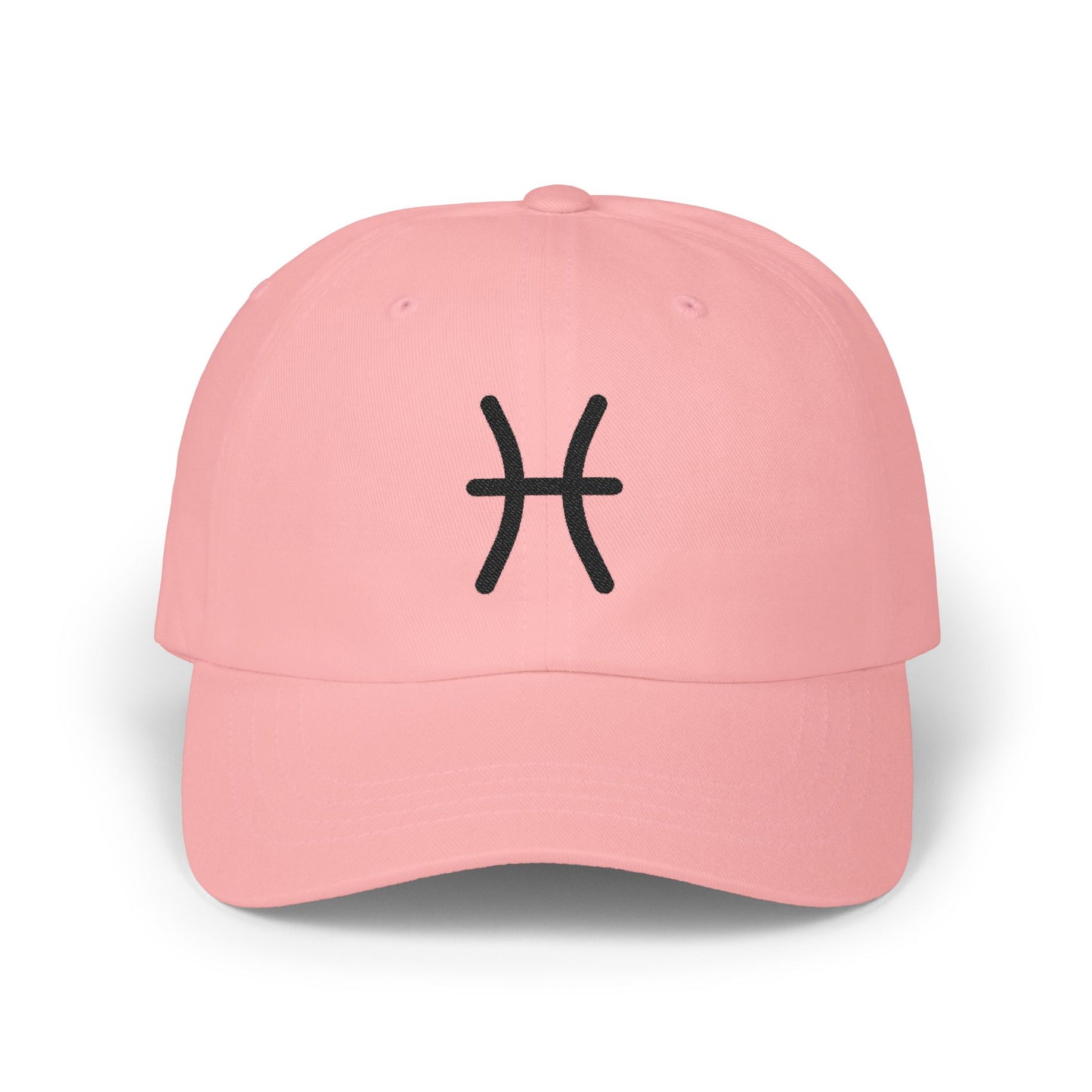 Pisces Zodiac Hat — Black Glyph