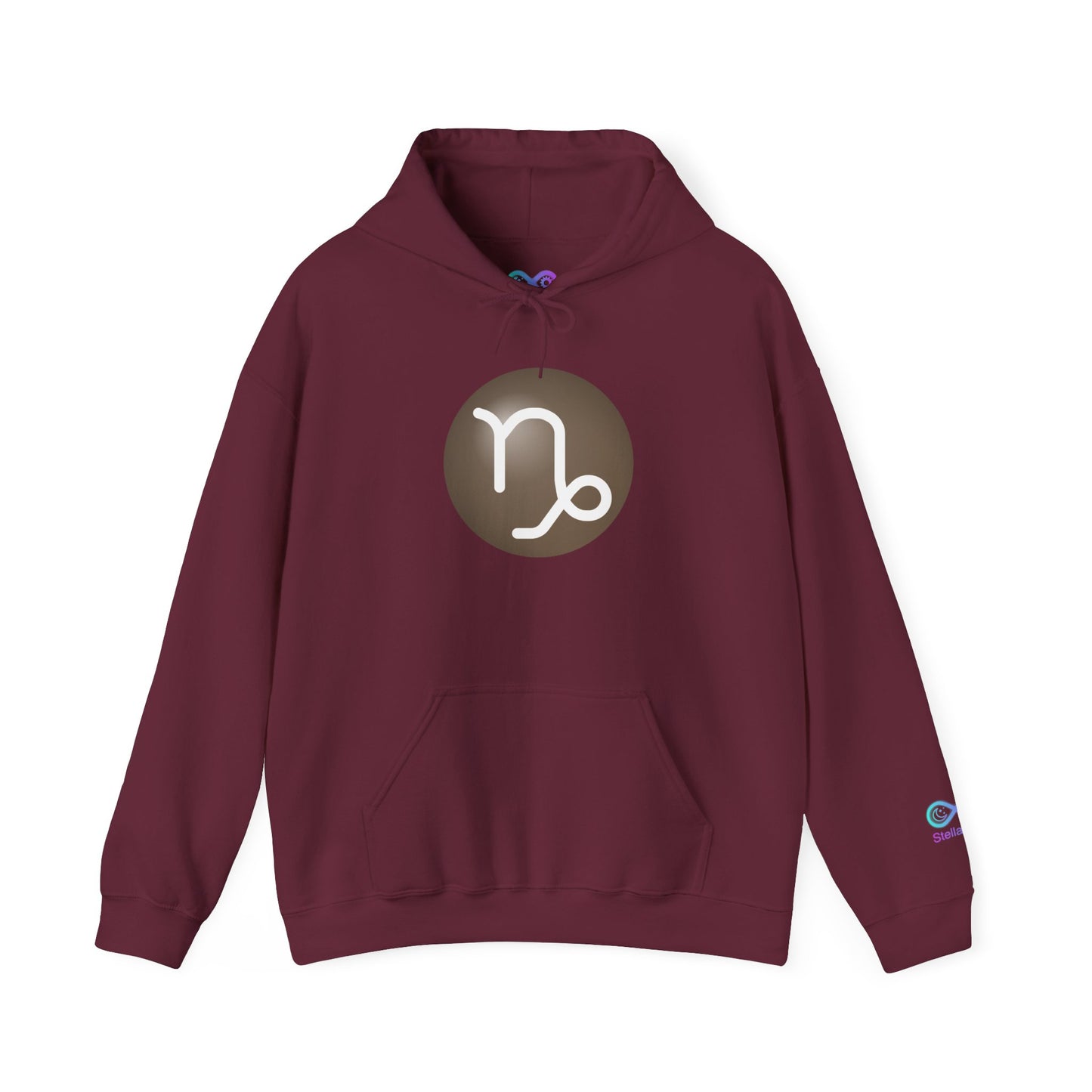 Unisex Capricorn Zodiac Hoodie – Astrology Glyph Pullover