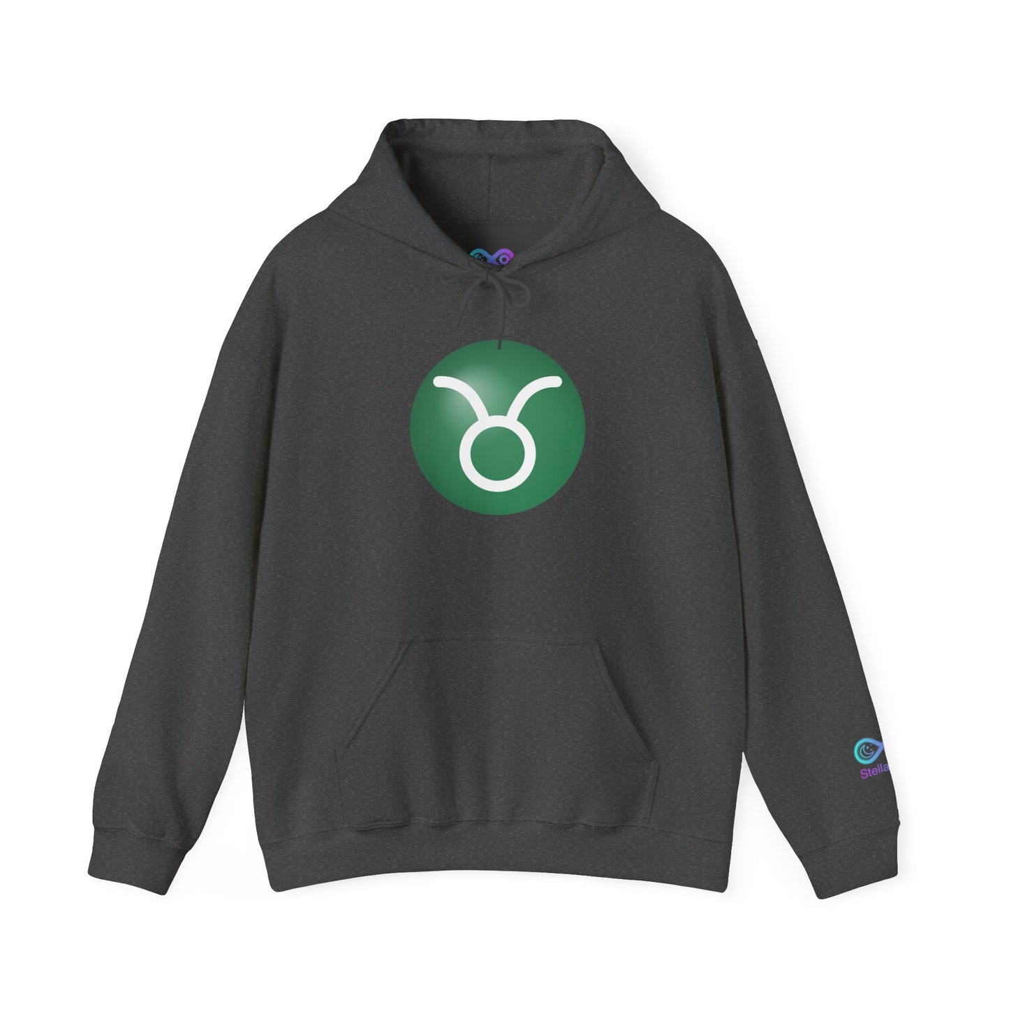 Unisex Taurus Zodiac Hoodie —  Astrology Glyph Sweatshirt