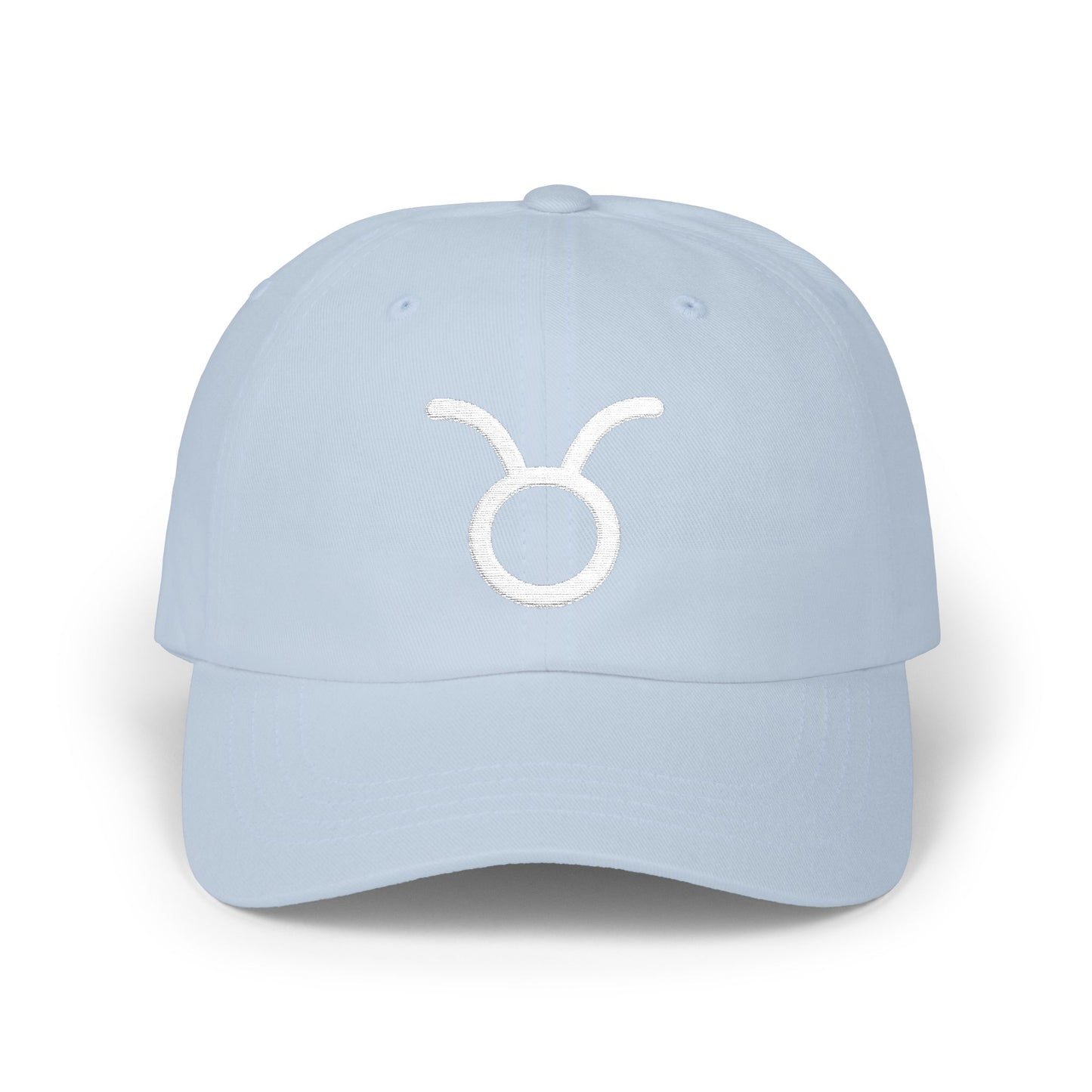 Taurus Zodiac Hat — White Glyph