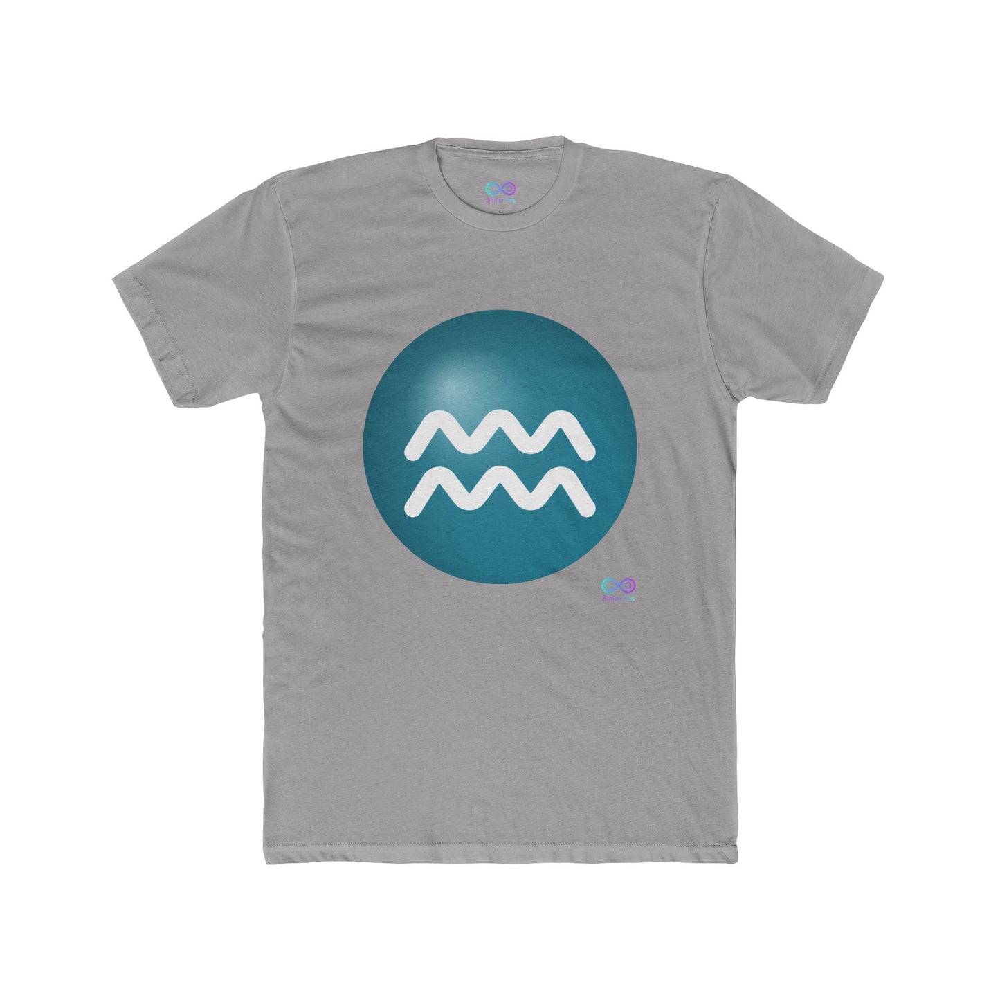Men's Aquarius Zodiac Symbol Tee