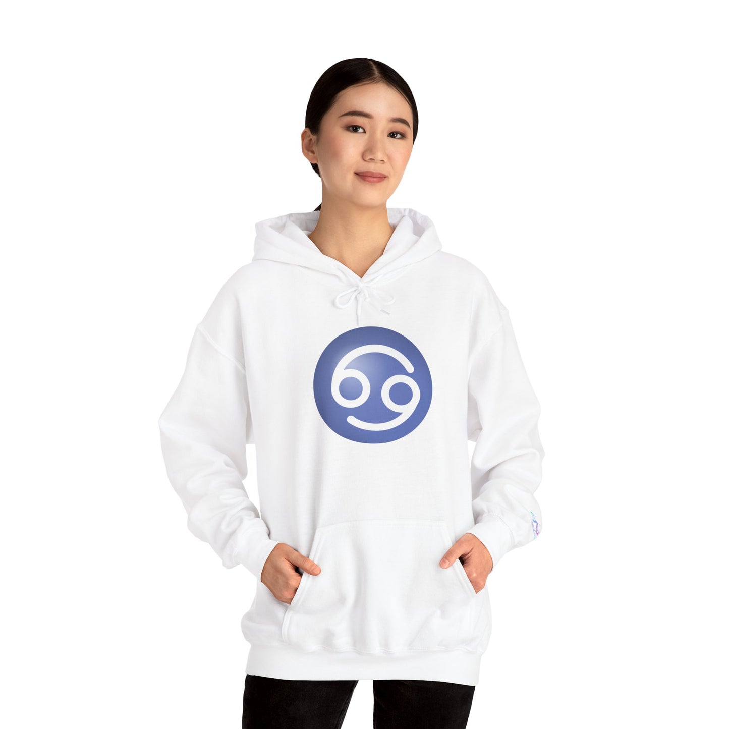 Unisex Cancer Zodiac Hoodie —  Astrology Glyph Sweatshirt