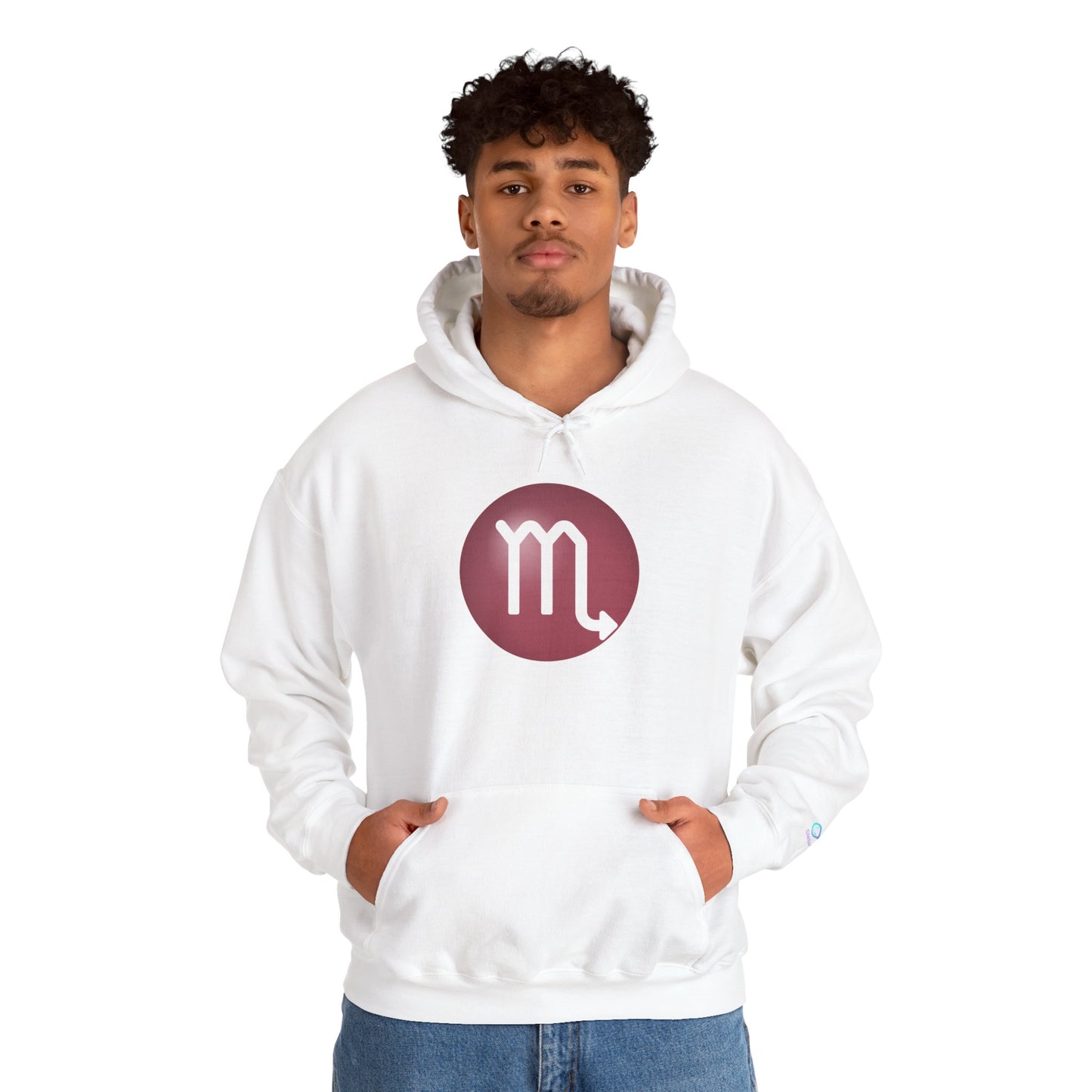 Unisex Scorpio Zodiac Hoodie – Astrology Glyph Sweatshirt