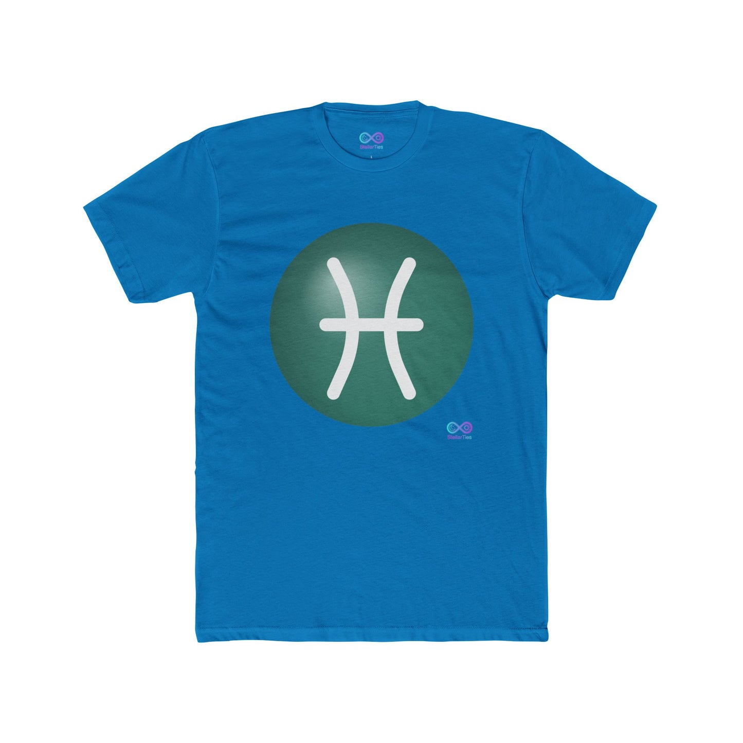 Men's Pisces Zodiac Symbol Tee