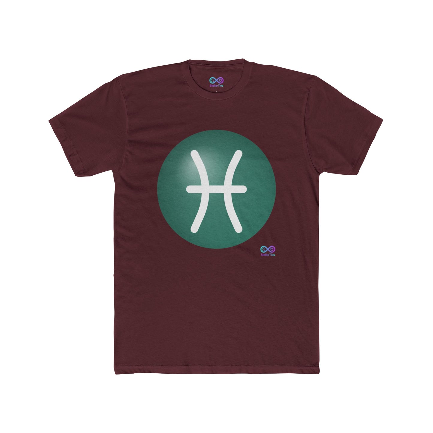 Men's Pisces Zodiac Symbol Tee