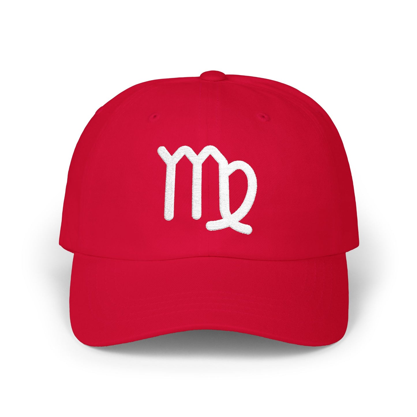 Virgo Zodiac Hat — White Glyph