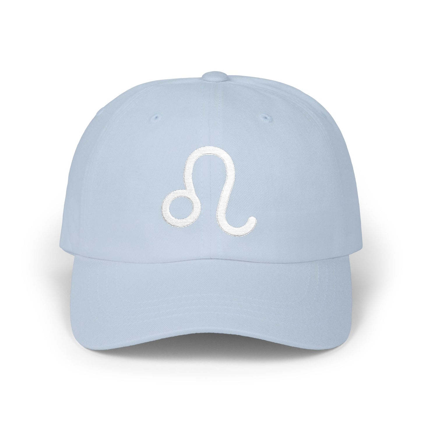 Leo Zodiac Hat — White Glyph
