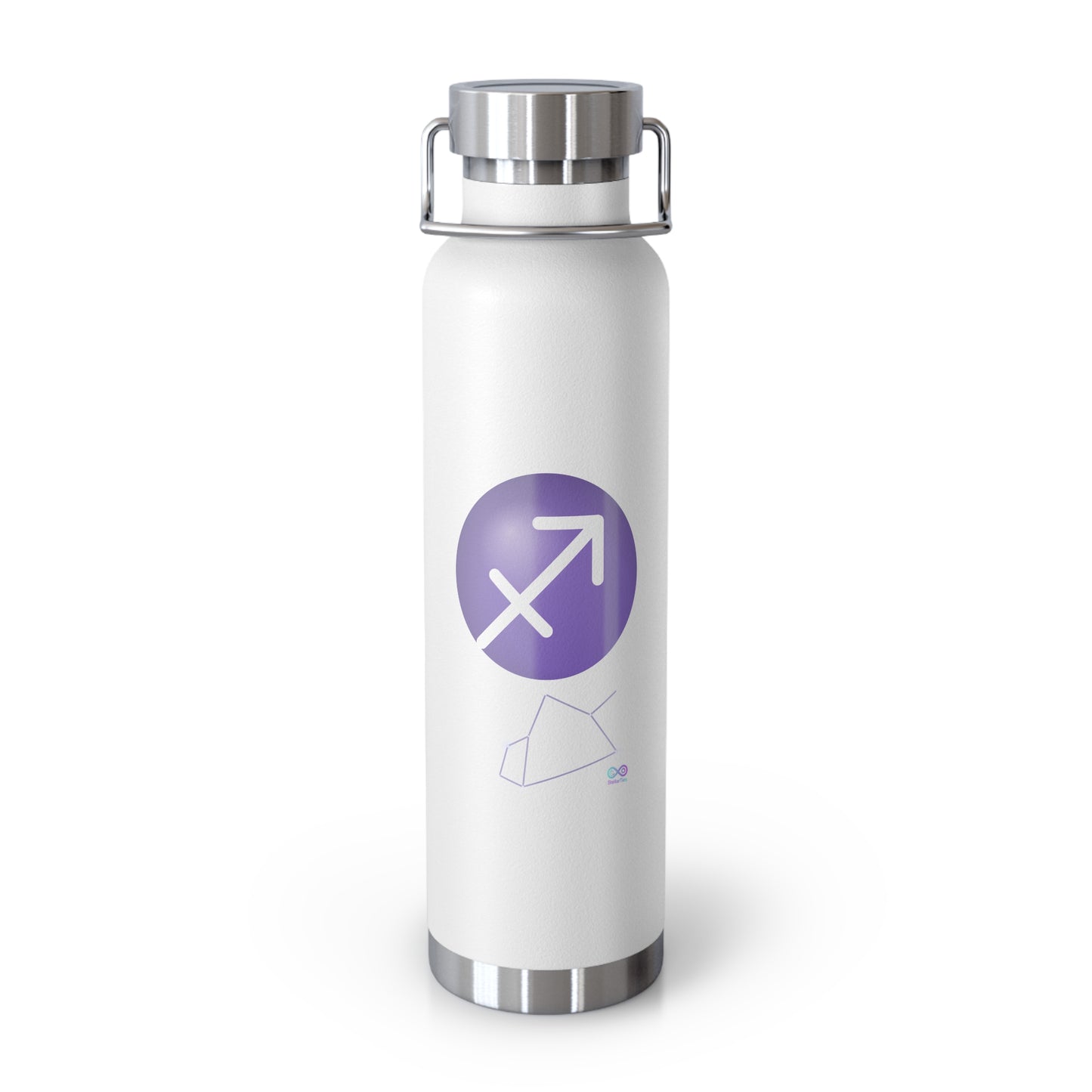 Sagittarius Zodiac 22oz Insulated Water Bottle — Astrology Constellation Design