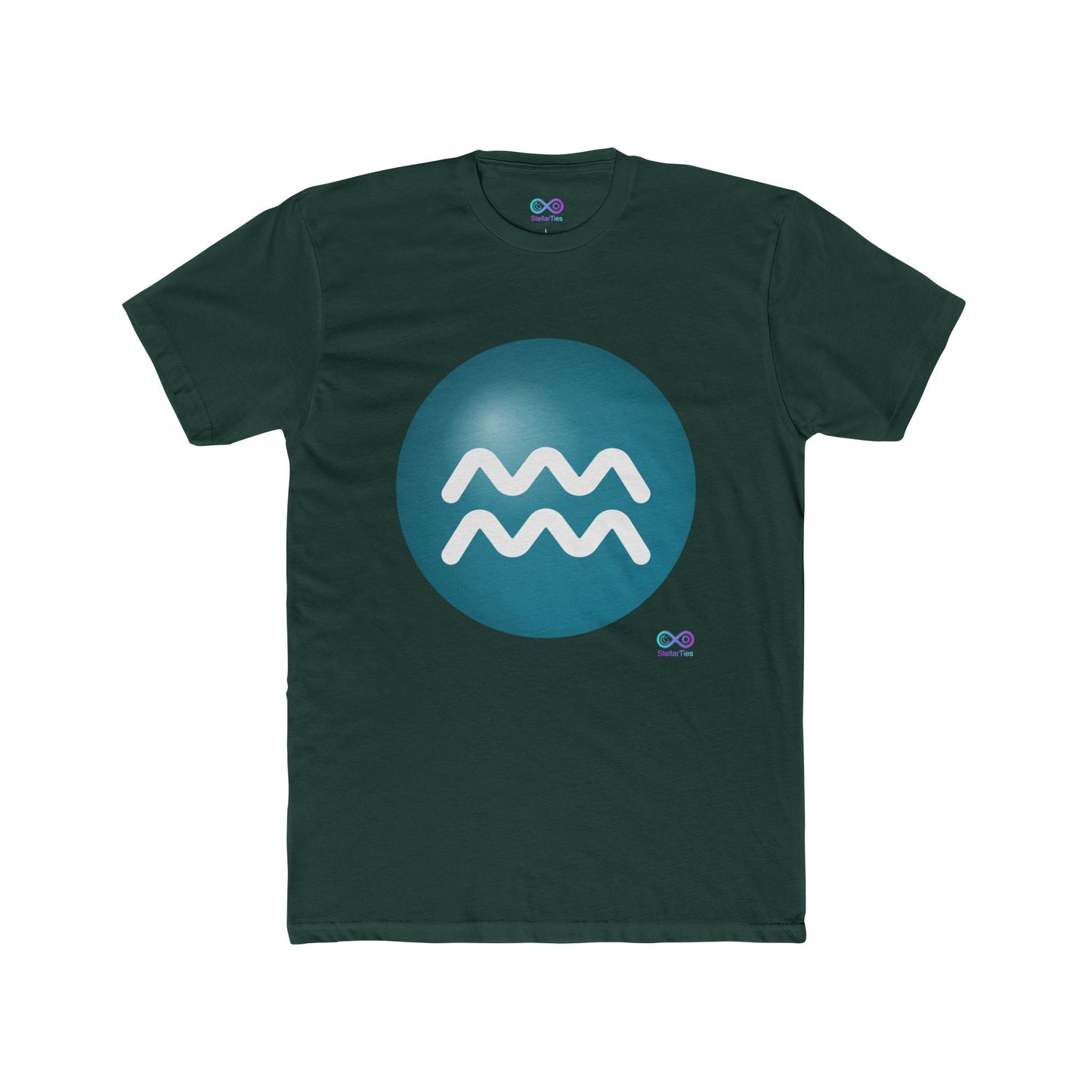 Men's Aquarius Zodiac Symbol Tee