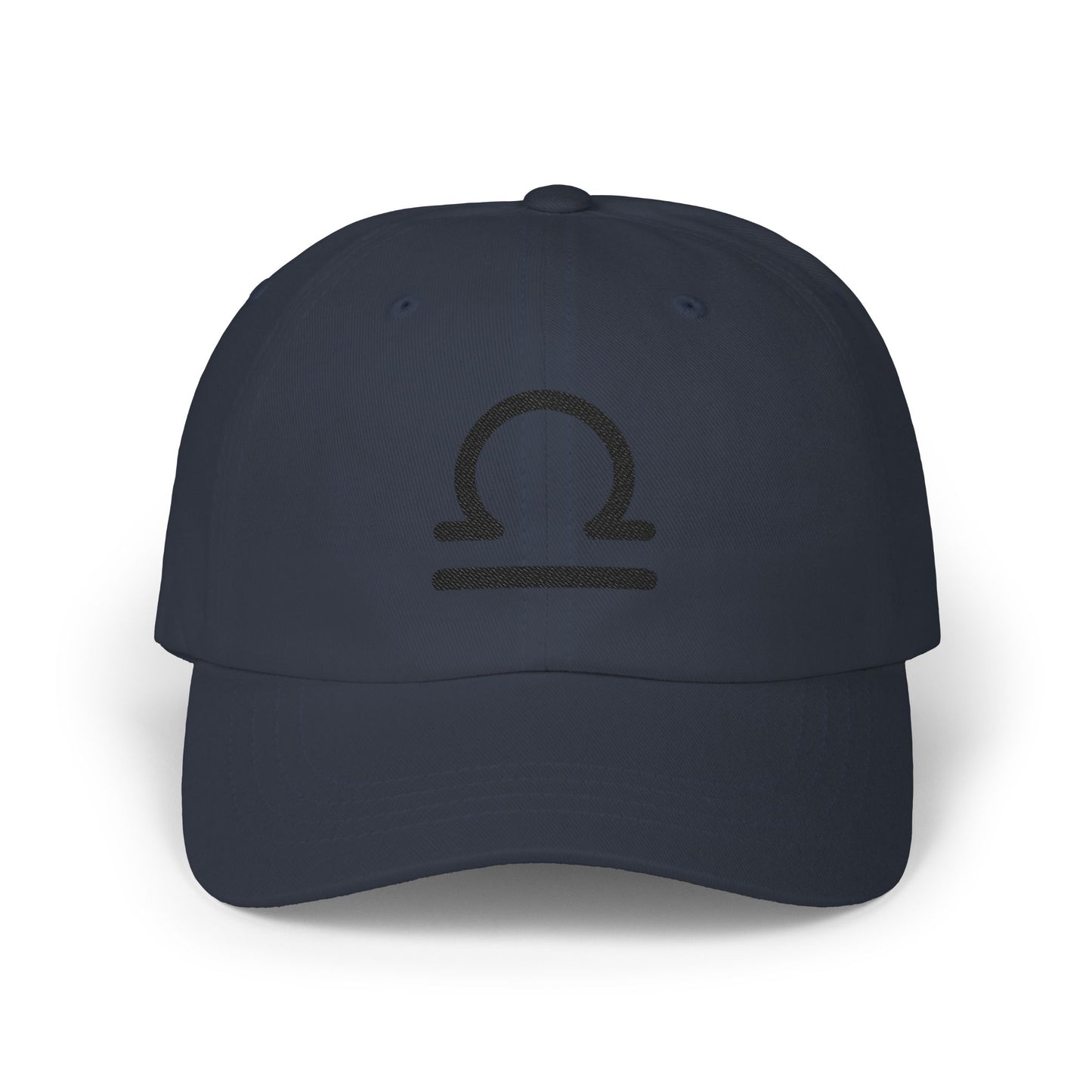 Libra Zodiac Hat — Black Glyph