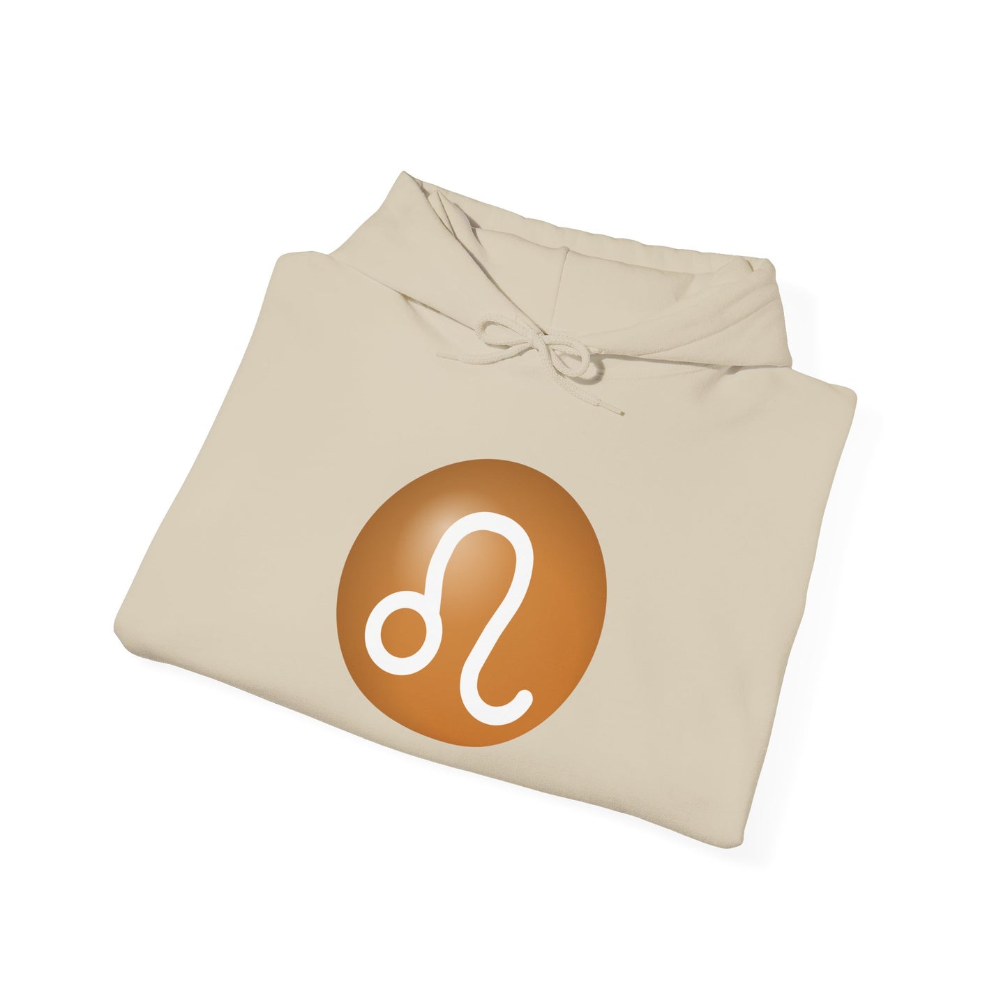 Unisex Leo Zodiac Hoodie — Astrology Glyph Sweatshirt