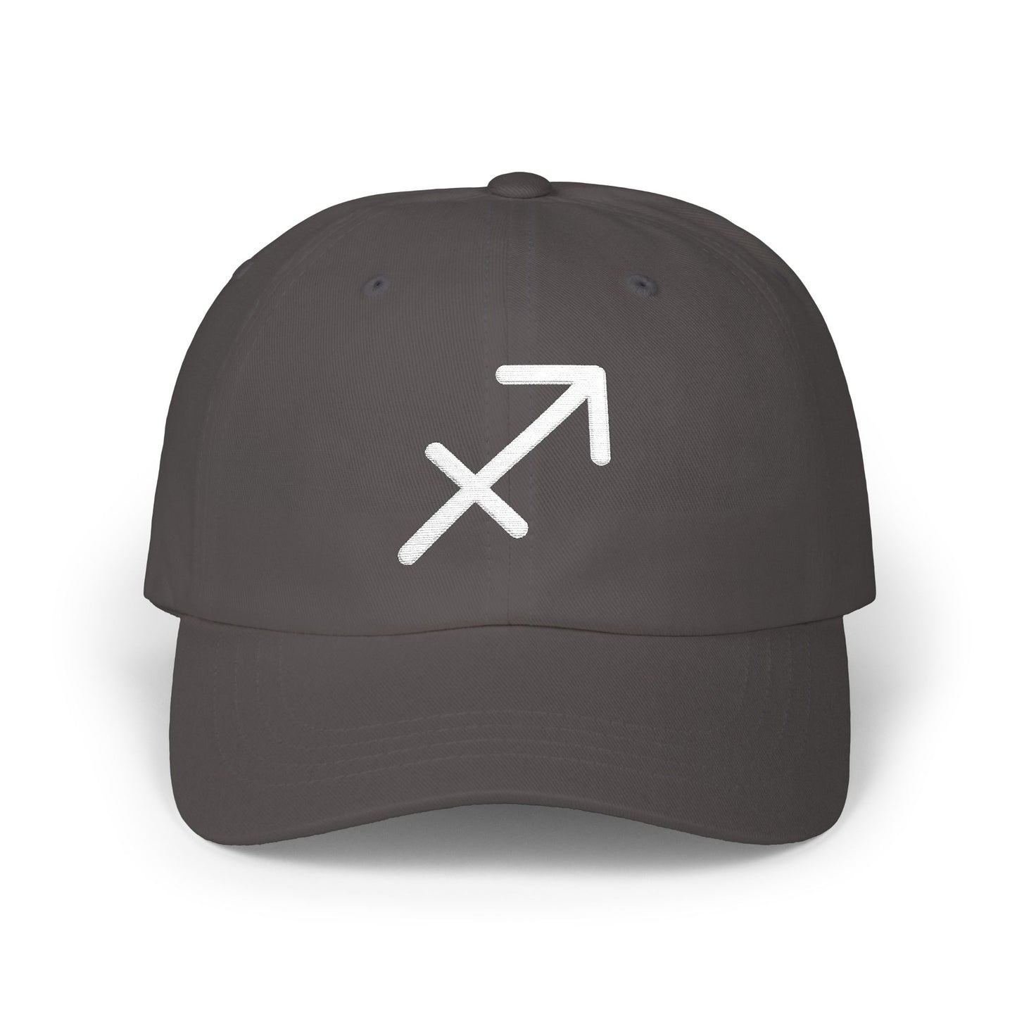 Sagittarius Zodiac Hat — White Glyph