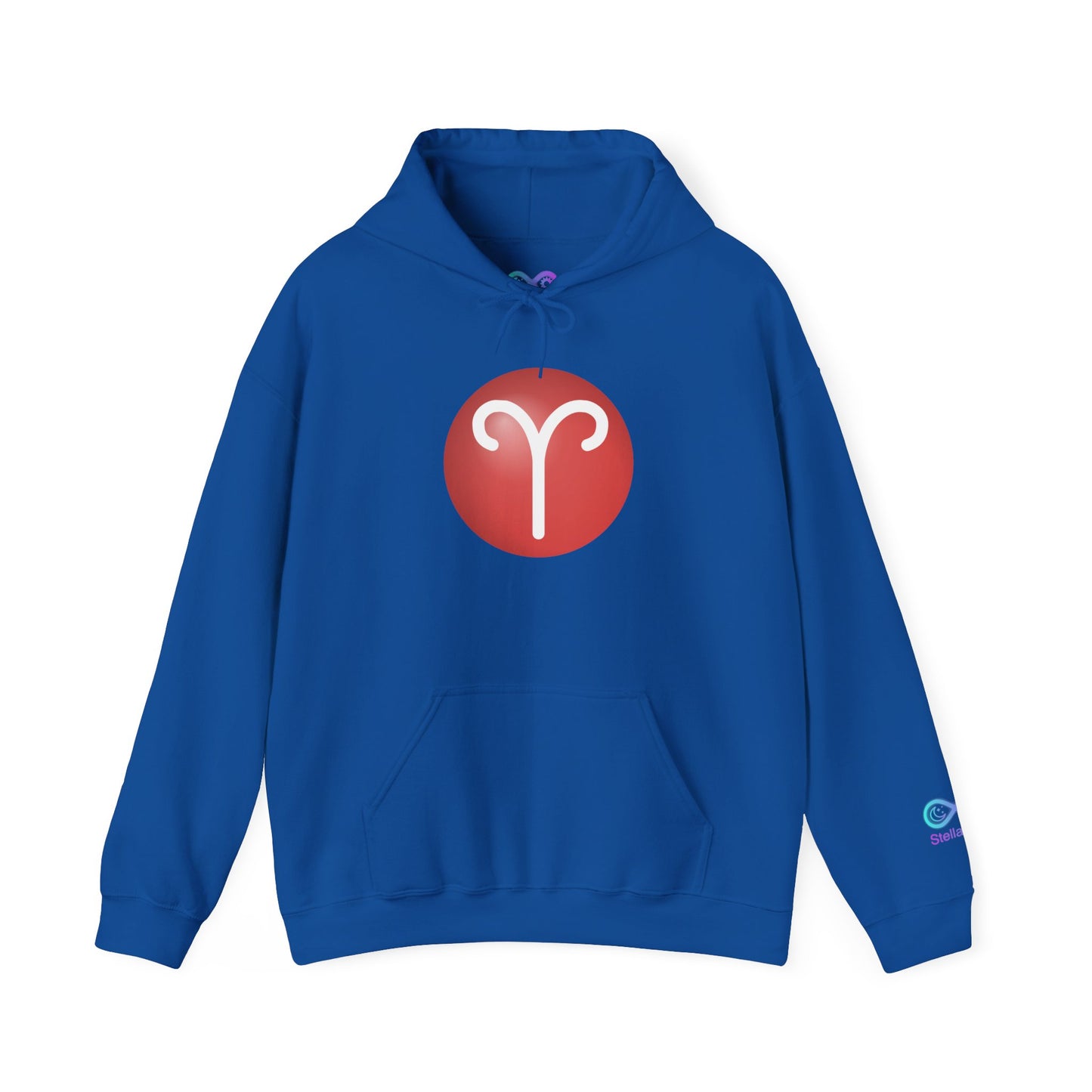 Unisex Aries Zodiac Hoodie — Astrology Glyph Pullover